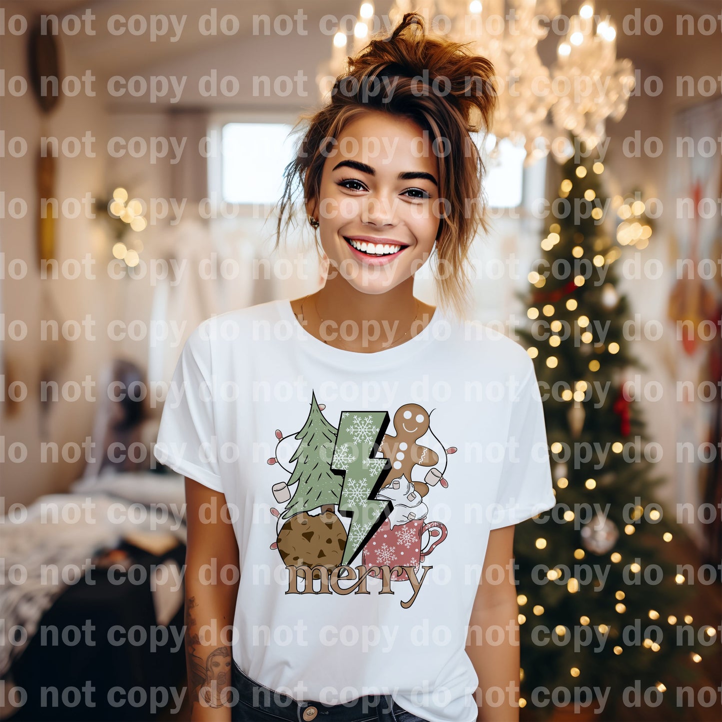 Merry Christmas Things Dream Print or Sublimation Print