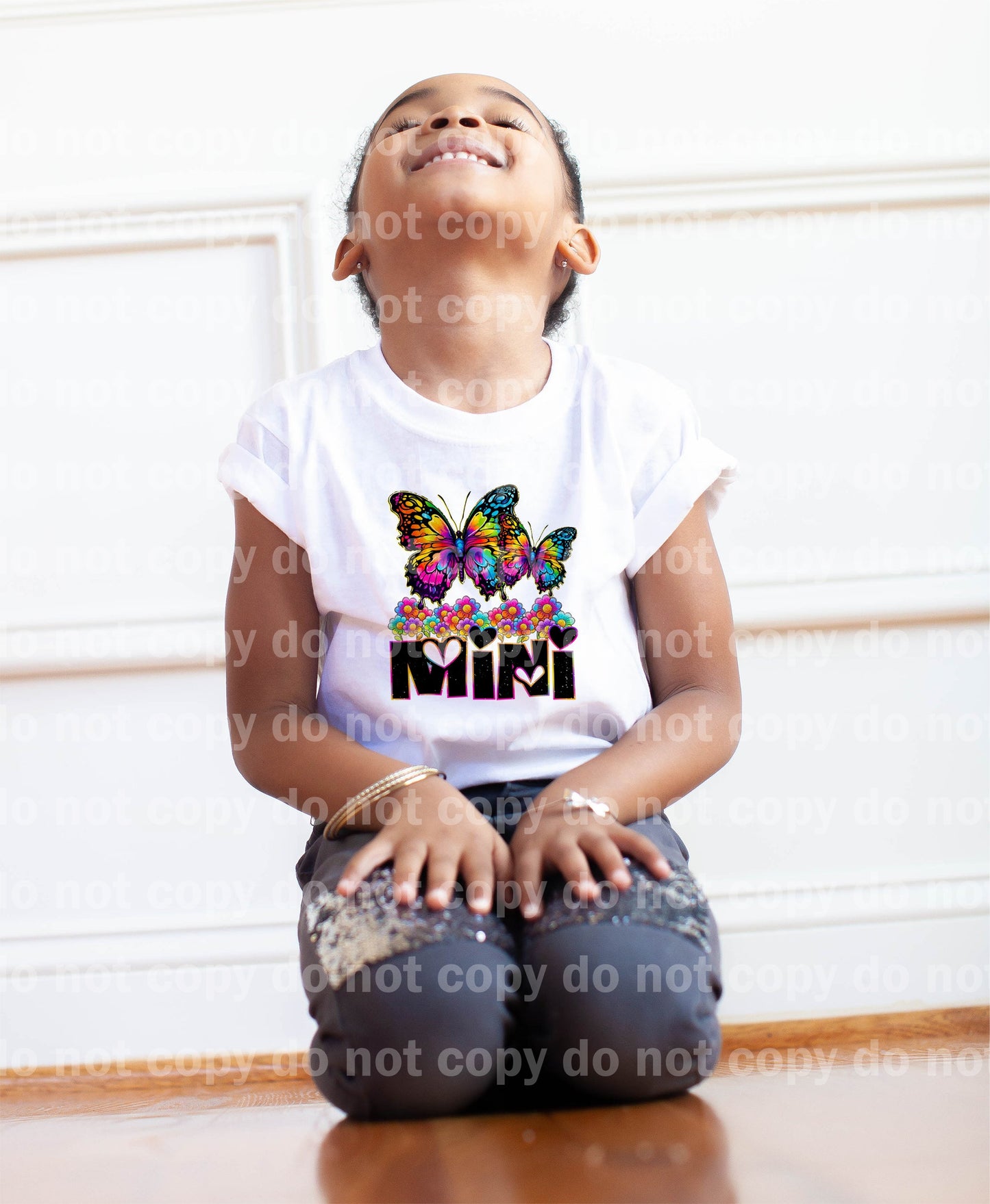 Mini Estampado Sueño Floral Y Mariposas o Estampado por Sublimación