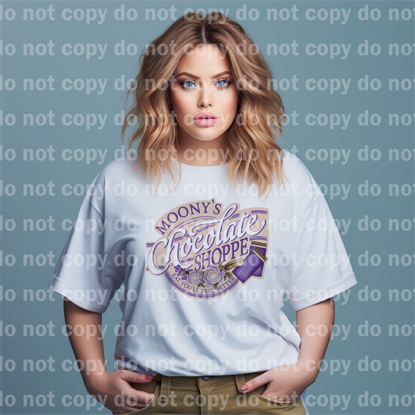 Moony's Chocolate Shoppe Tan Dream Print or Sublimation Print
