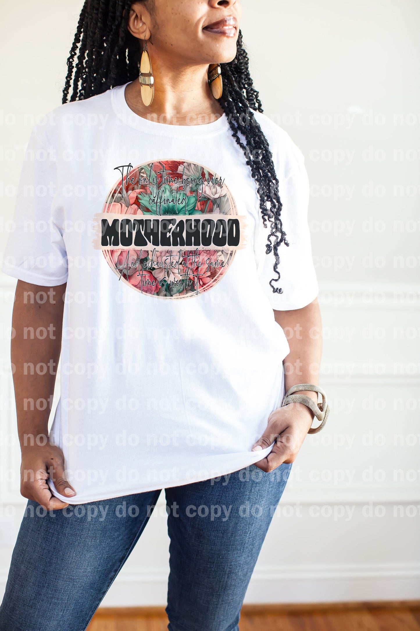 El único momento en el que vale la pena estar demasiado cafeinado y agotado al mismo tiempo Maternidad Floral Dream Print o Sublimation Print