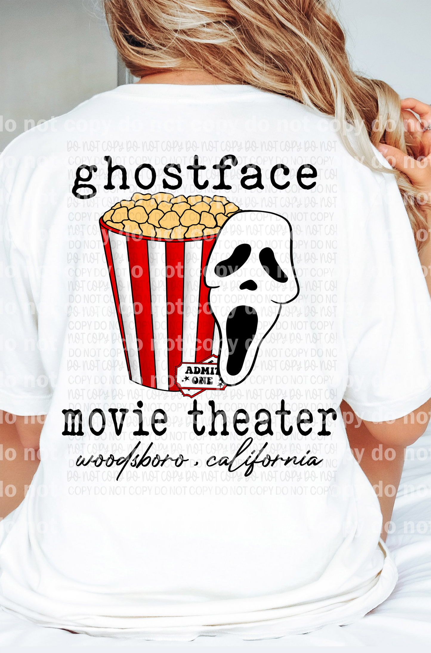 Ghostface Movie Theater Dream Print or Sublimation Print