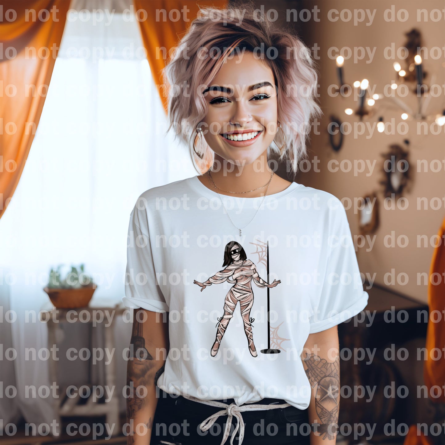 Mummy Monster Girl Dream Print or Sublimation Print