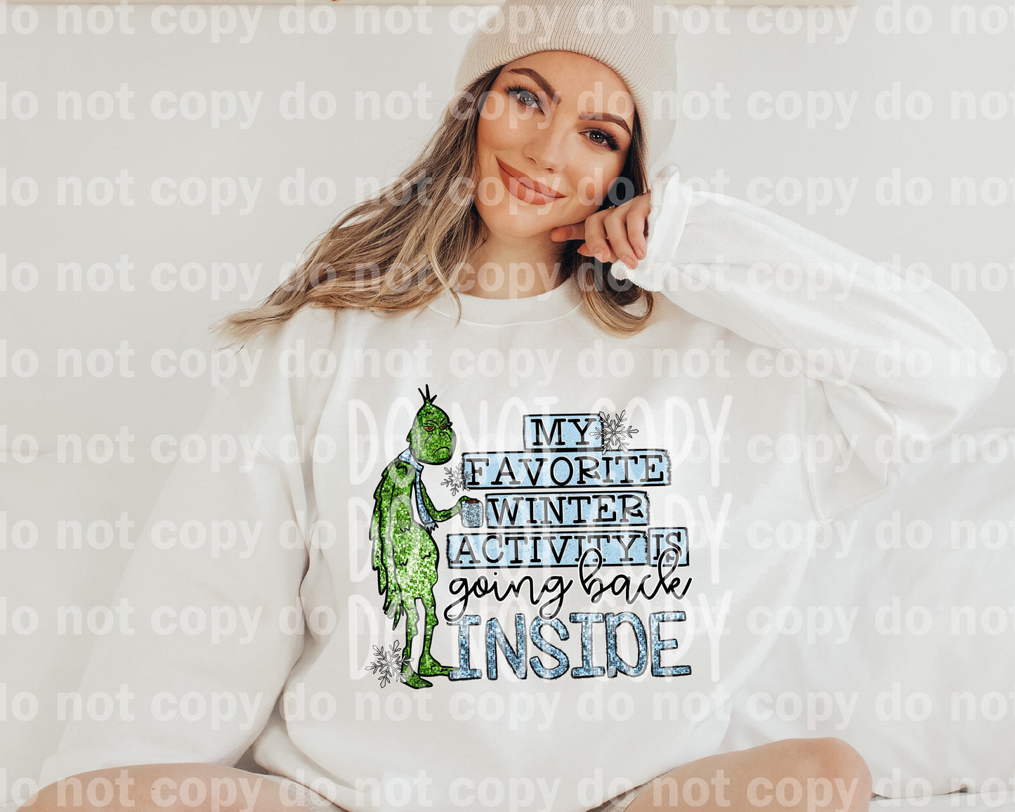 My Favorite Winter Activity Is Going Back Inside Dream Print or Sublimation Print