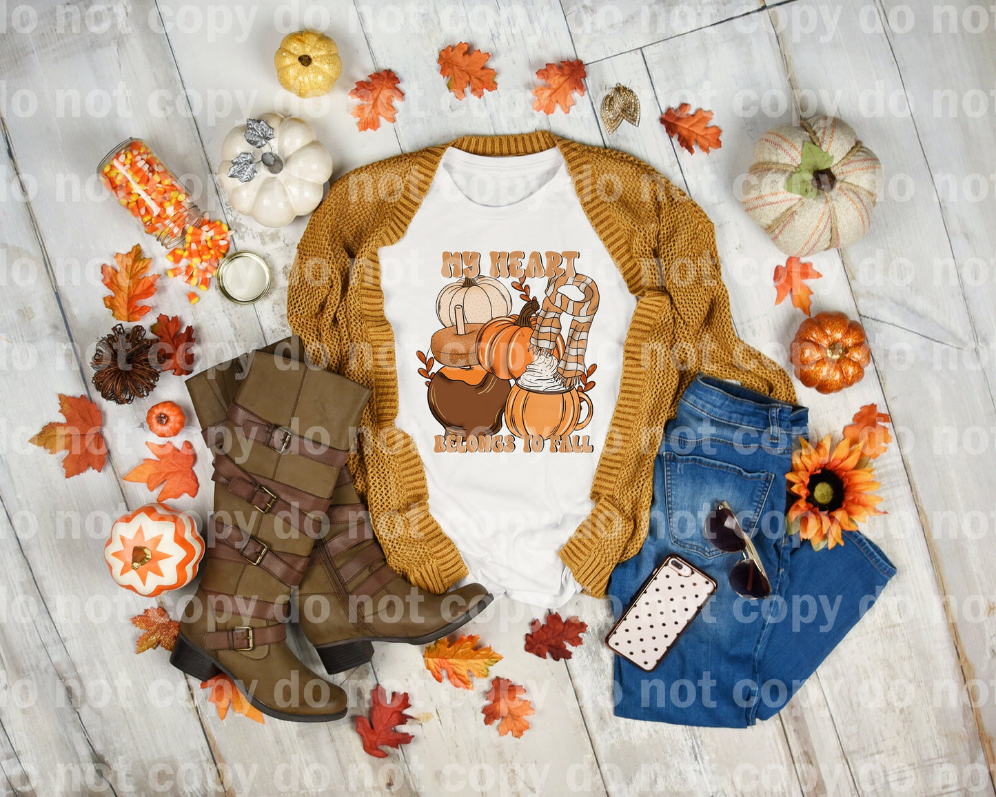 Mi corazón pertenece a Fall Dream Print o Sublimation Print