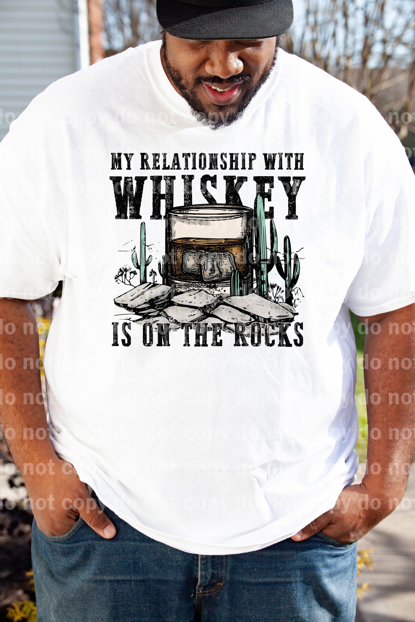 My Relationship With Whiskey Is On The Rocks Dream Print or Sublimation Print