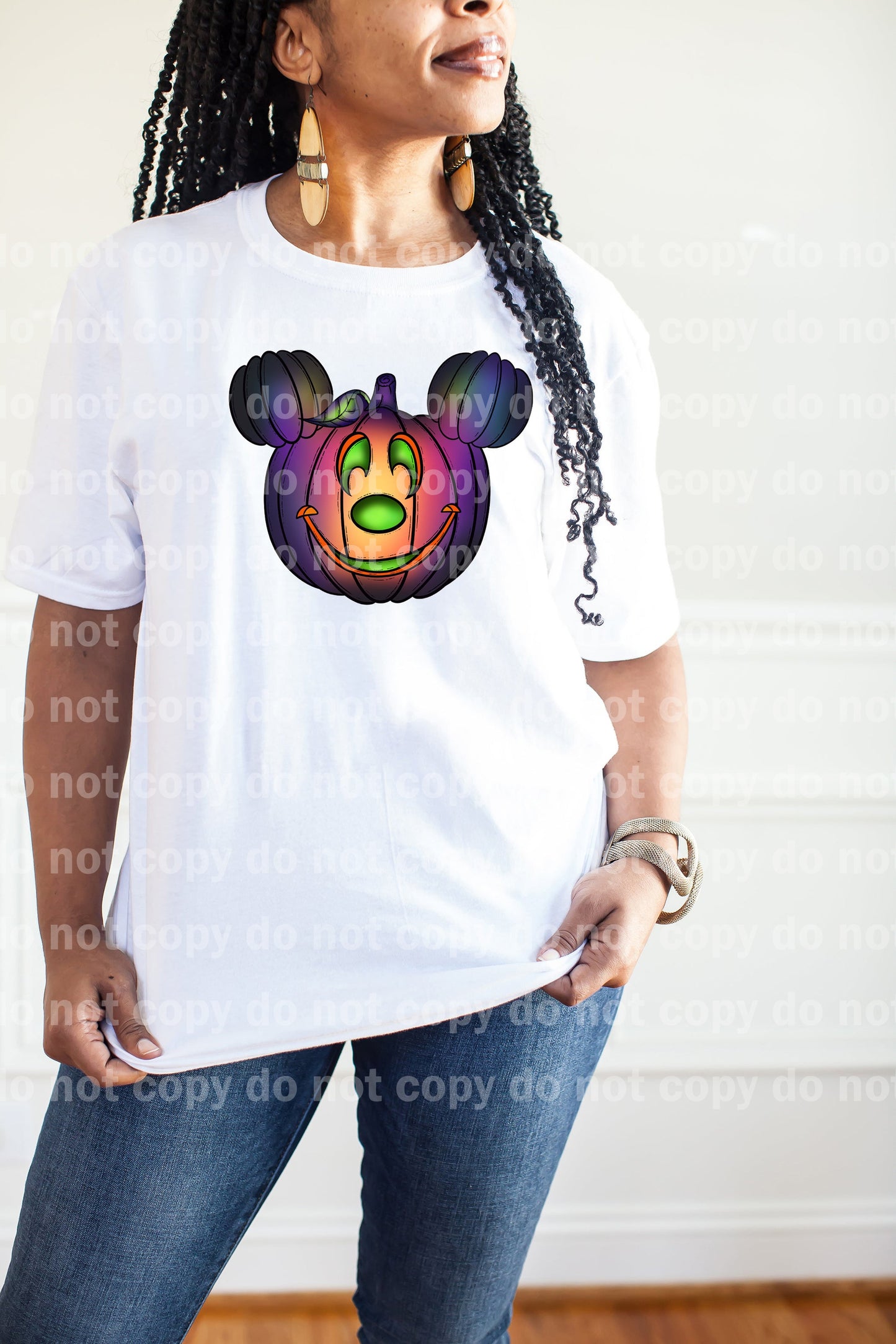 Neon Mouse Pumpkin Head Dream Print or Sublimation Print