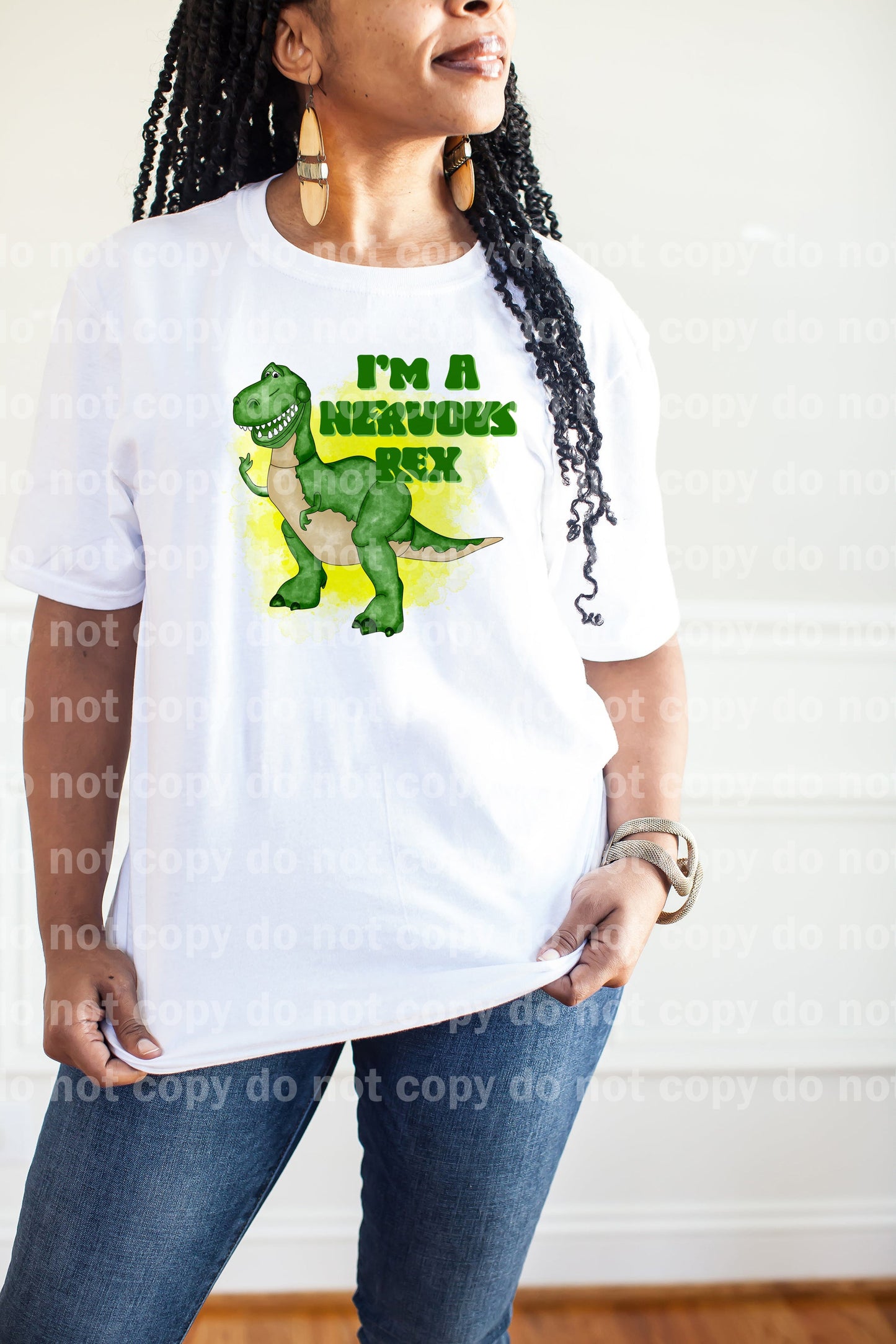 Nervous Dinosaur Dream Print or Sublimation Print