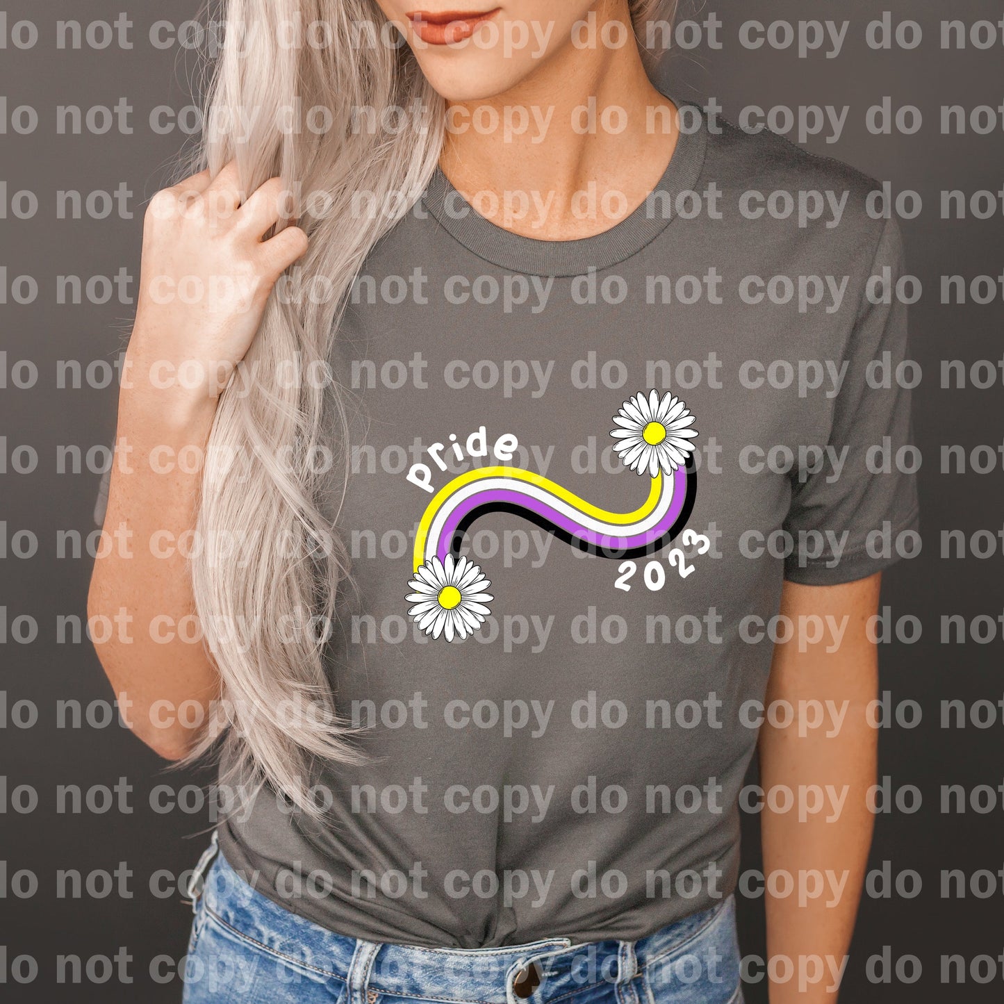 Nonbinary Pride 2023 Black/White Dream Print or Sublimation Print