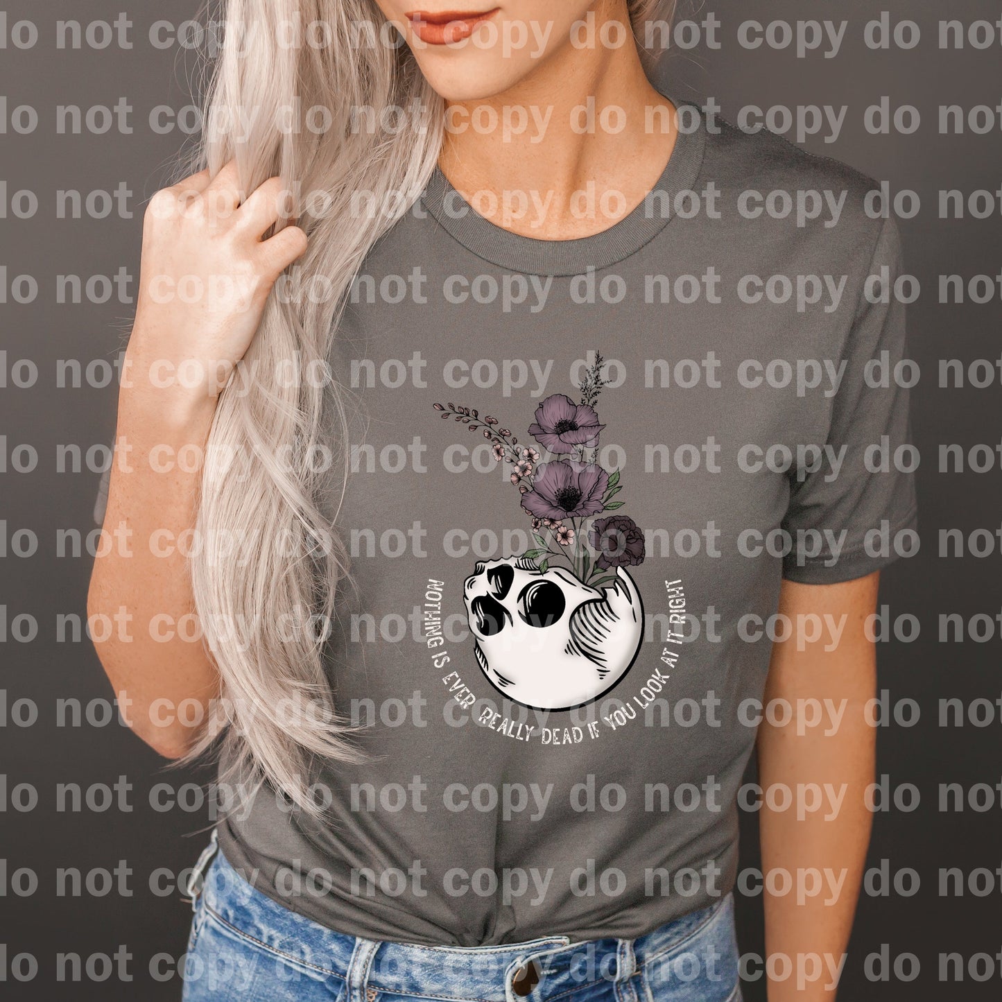 Nothing Is Ever Really Dead If You Look At It Right Black/White Dream Print or Sublimation Print
