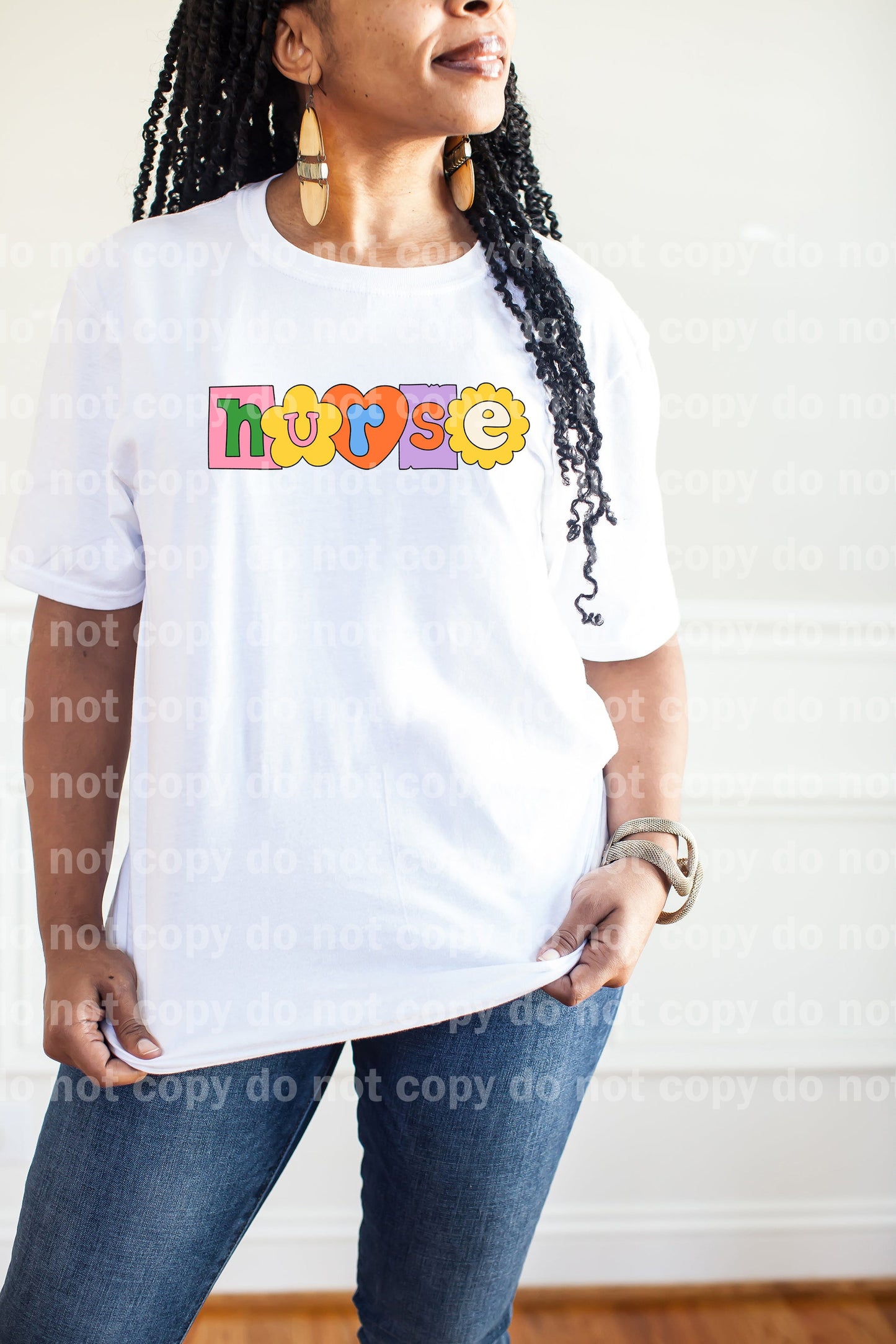 Nurse Colorful Shapes Dream Print or Sublimation Print