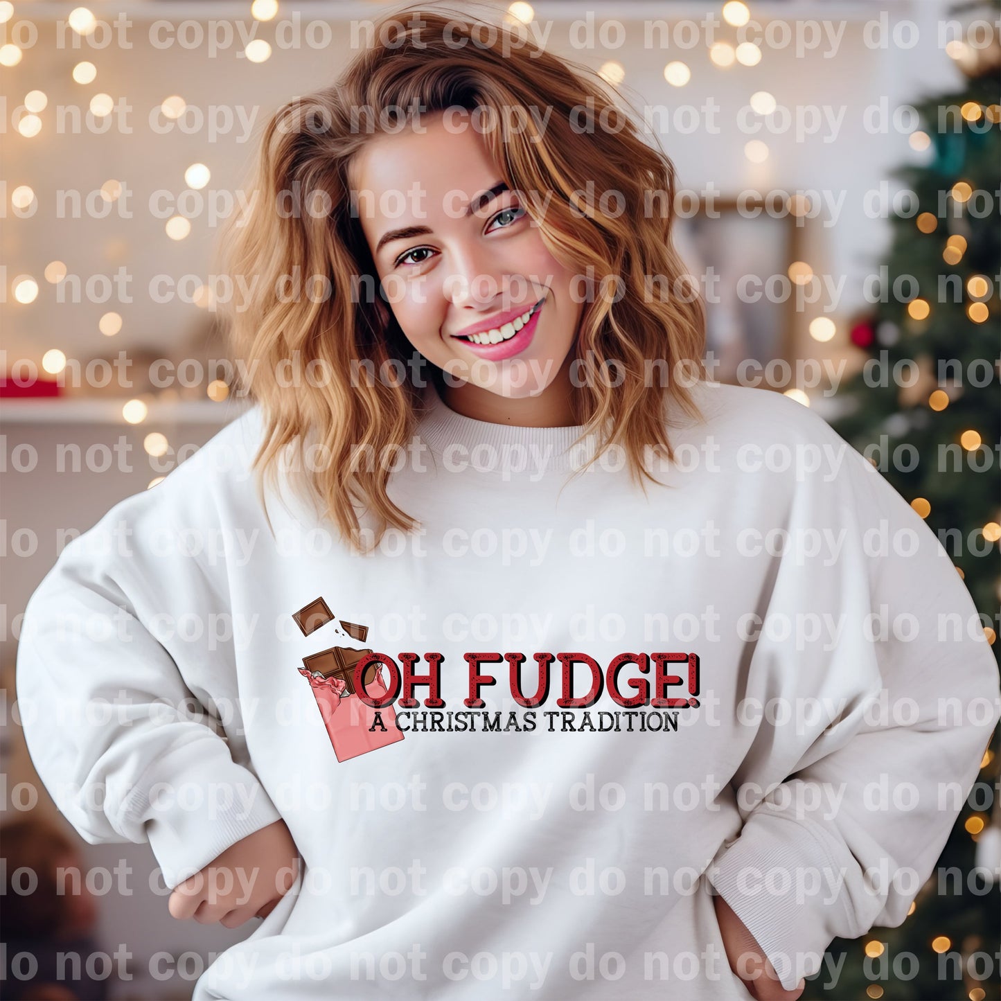 Oh Fudge Christmas Edition Impresión de ensueño o impresión de sublimación