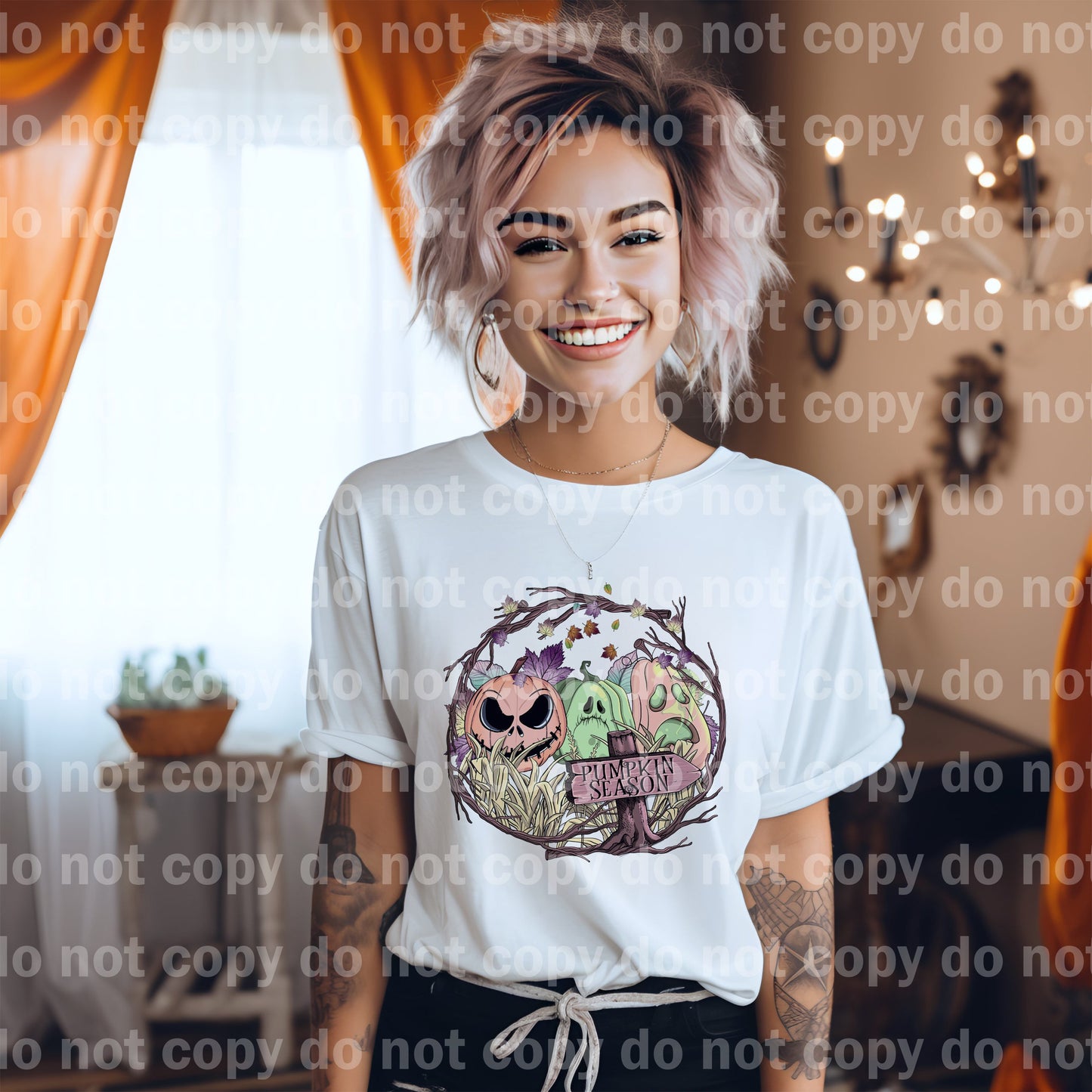 Pumpkin Season Creepy Dream Print or Sublimation Print