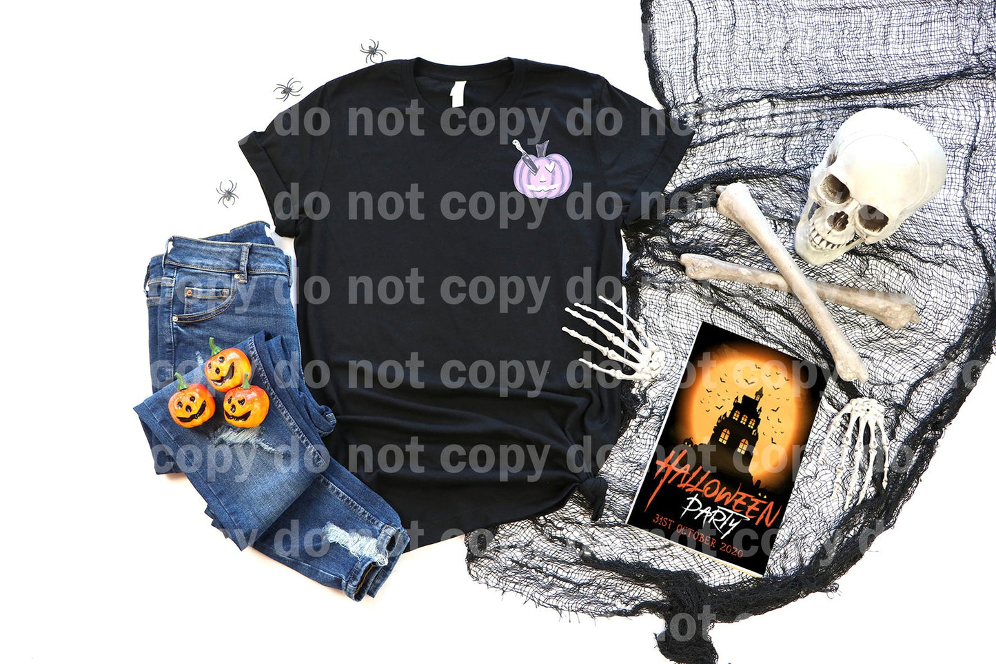 Have A Killer Halloween with Pocket Option Black/White Dream Print or Sublimation Print