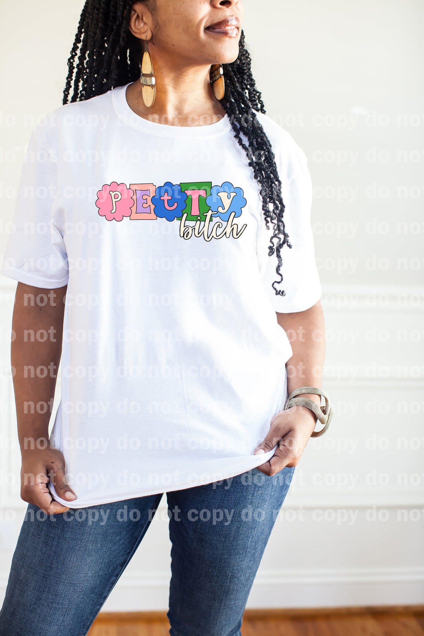 Petty Bitch Colorful Shapes Dream Print or Sublimation Print