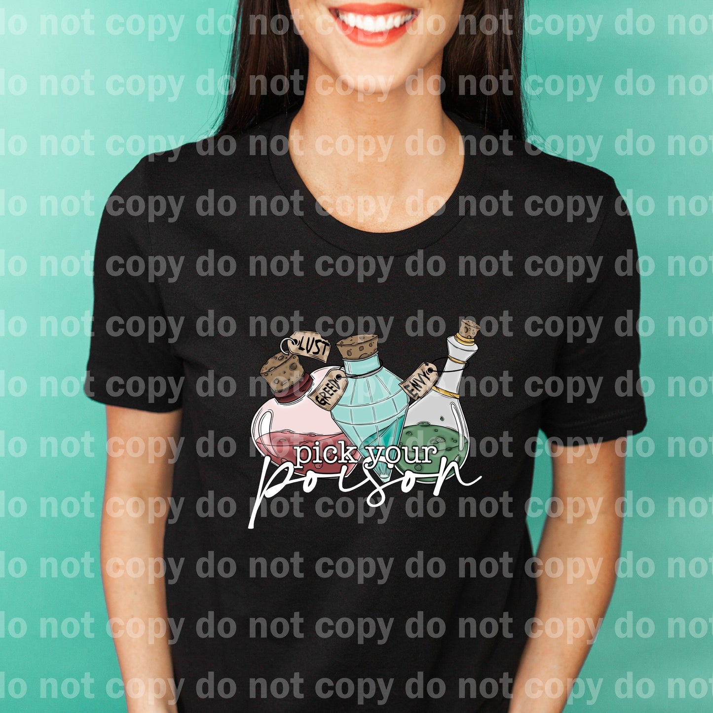 Pick Your Poison Black/White Dream Print or Sublimation Print