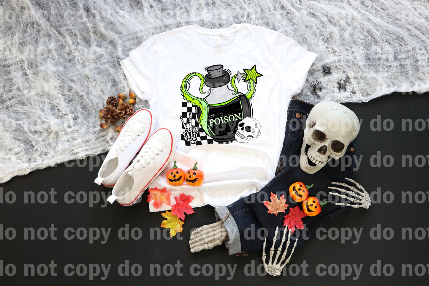 Poison Bottle Skull Dream Print or Sublimation Print