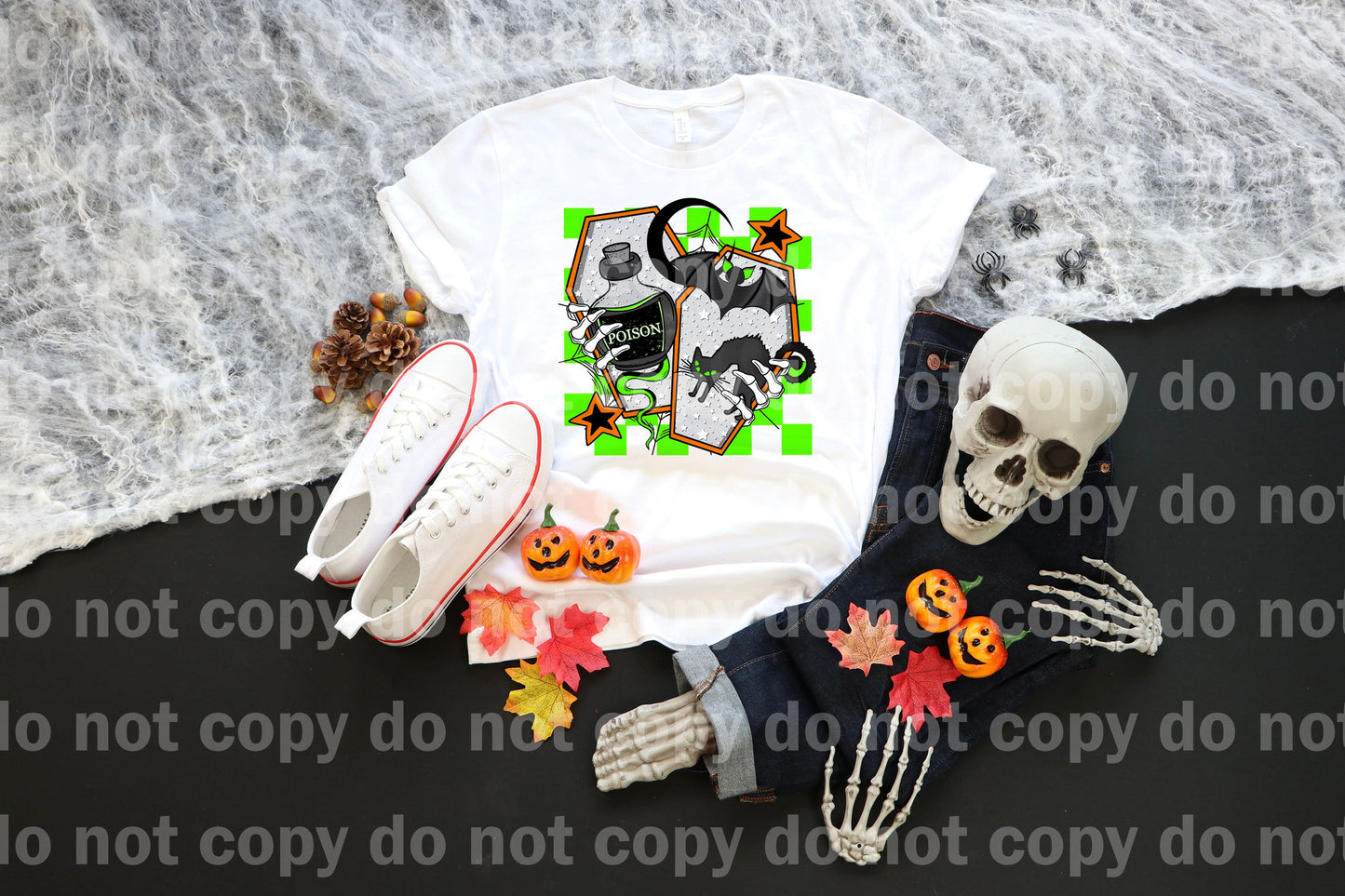 Poison Coffin Bat Cat Dream Print or Sublimation Print