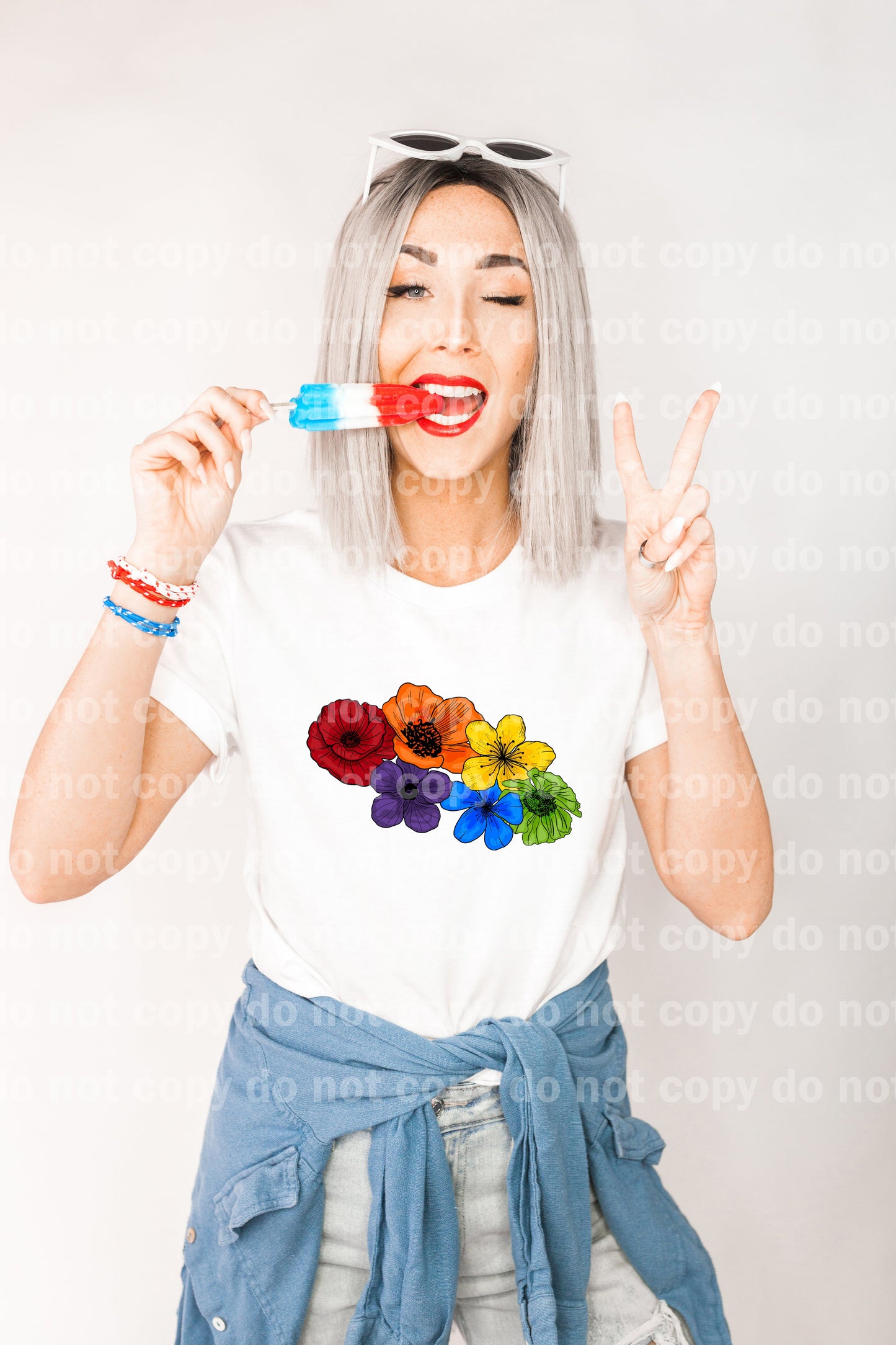 Estampado de ensueño floral del orgullo o estampado por sublimación