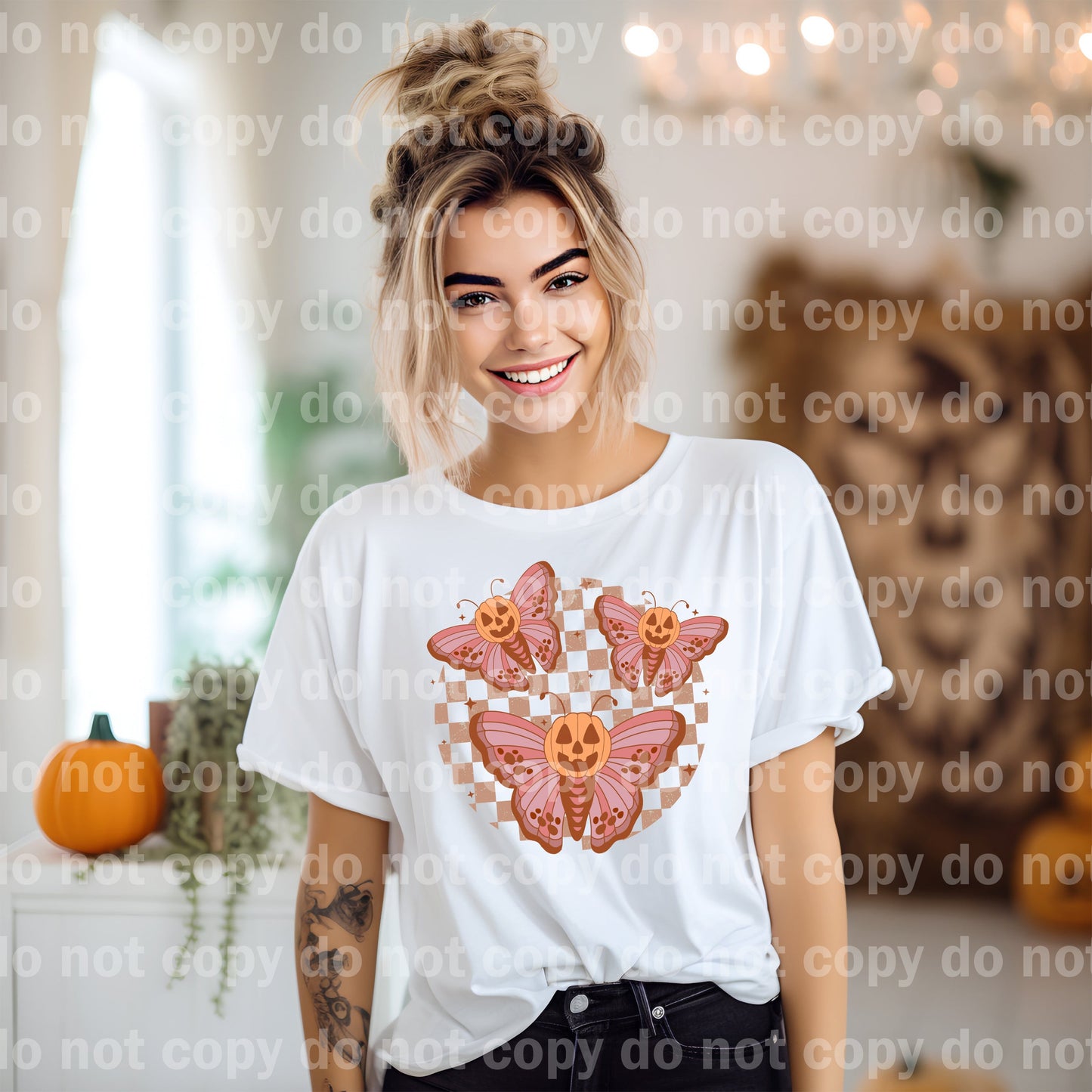 Pumpkin Butterflies Dream Print or Sublimation Print