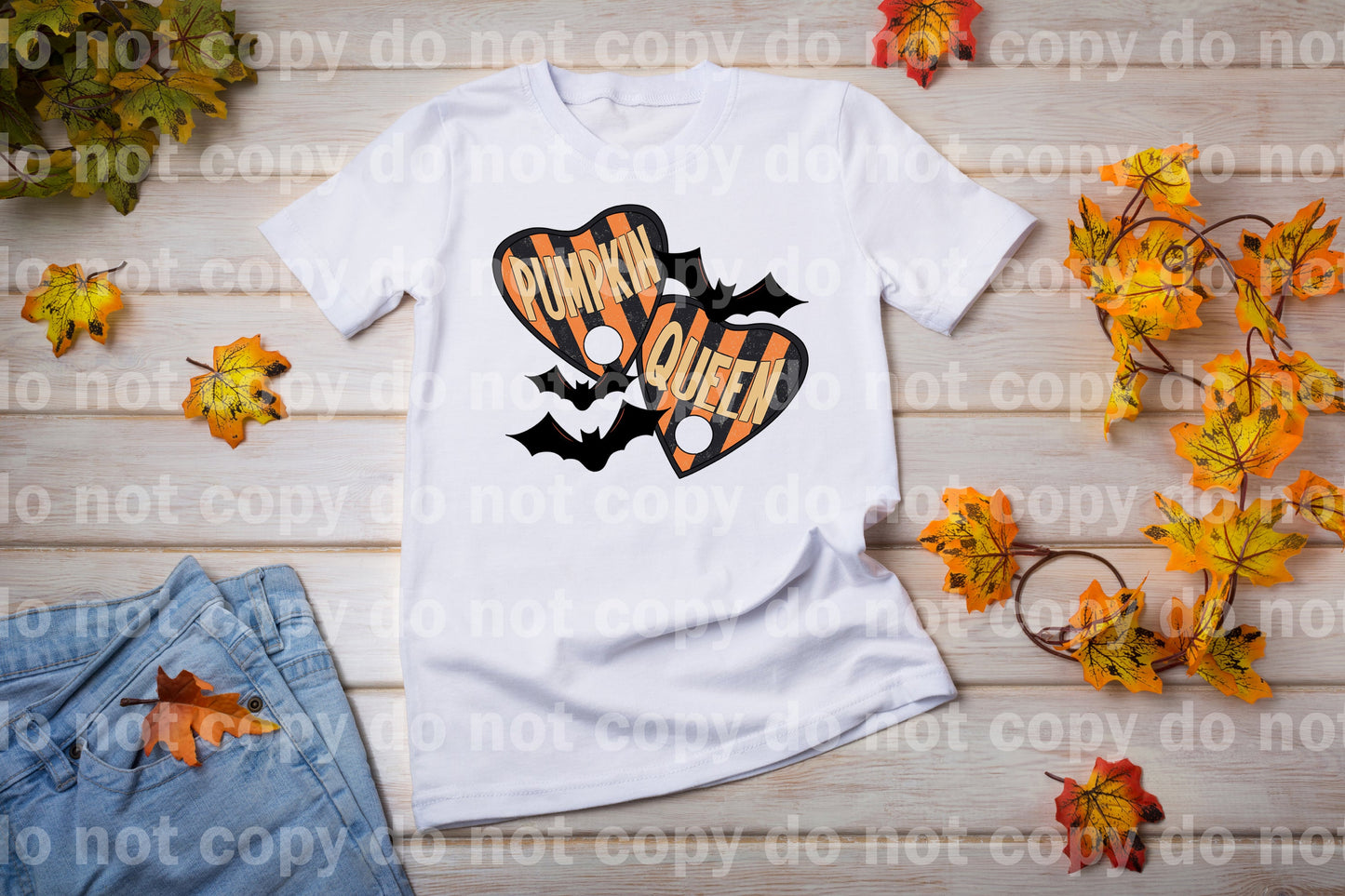 Pumpkin Queen Bats Hearts Dream Print or Sublimation Print
