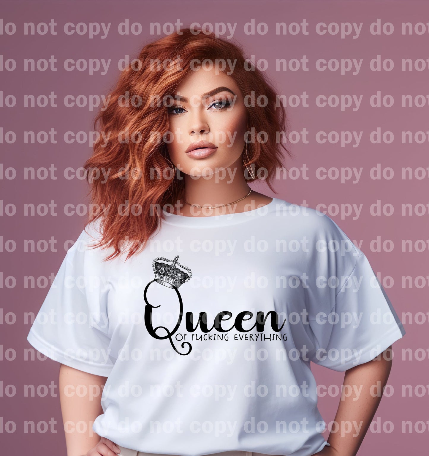 Queen of Fucking Everything with Crown Dream Print or Sublimation Print