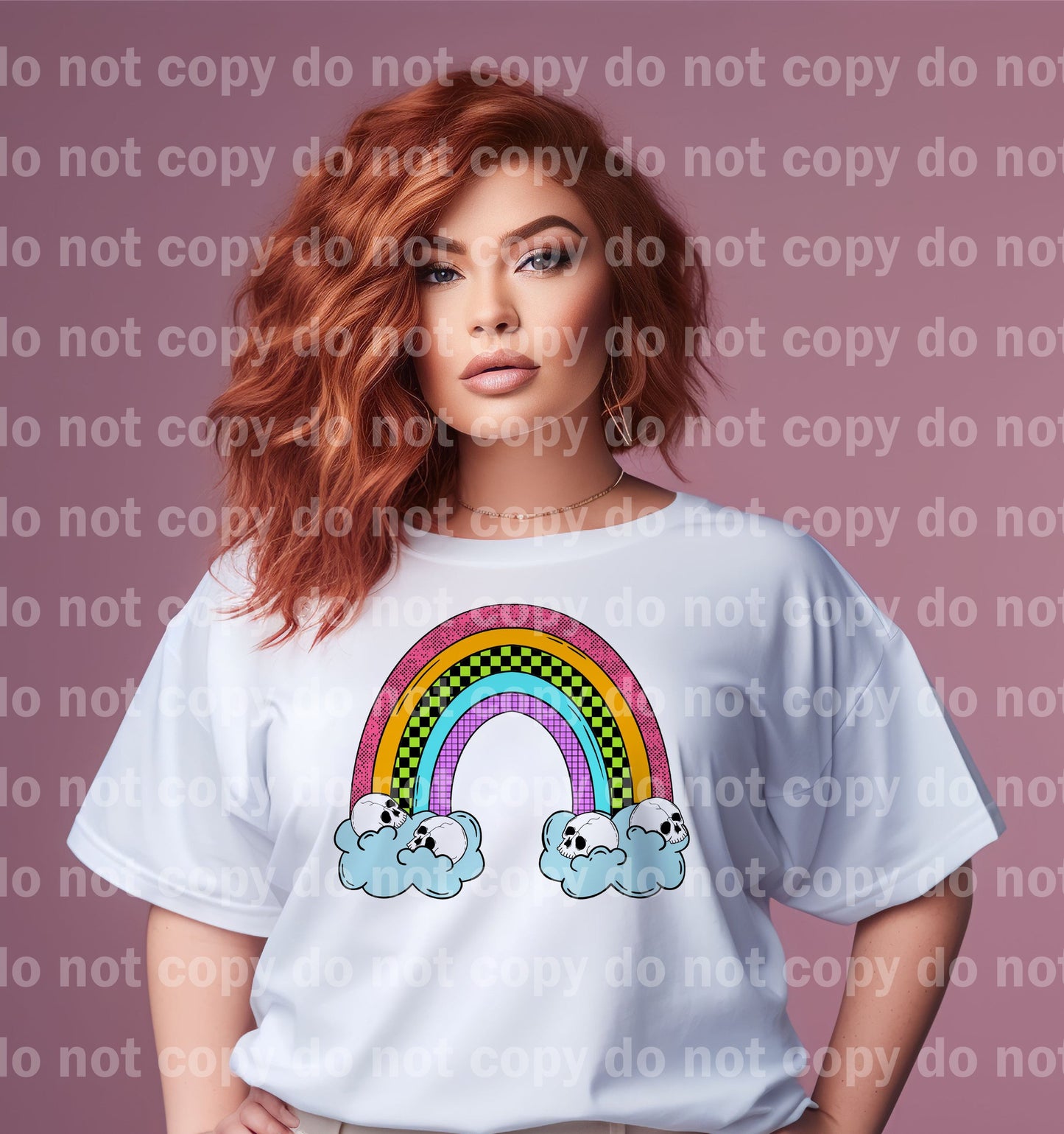 Rainbow Skulls Dream Print or Sublimation Print