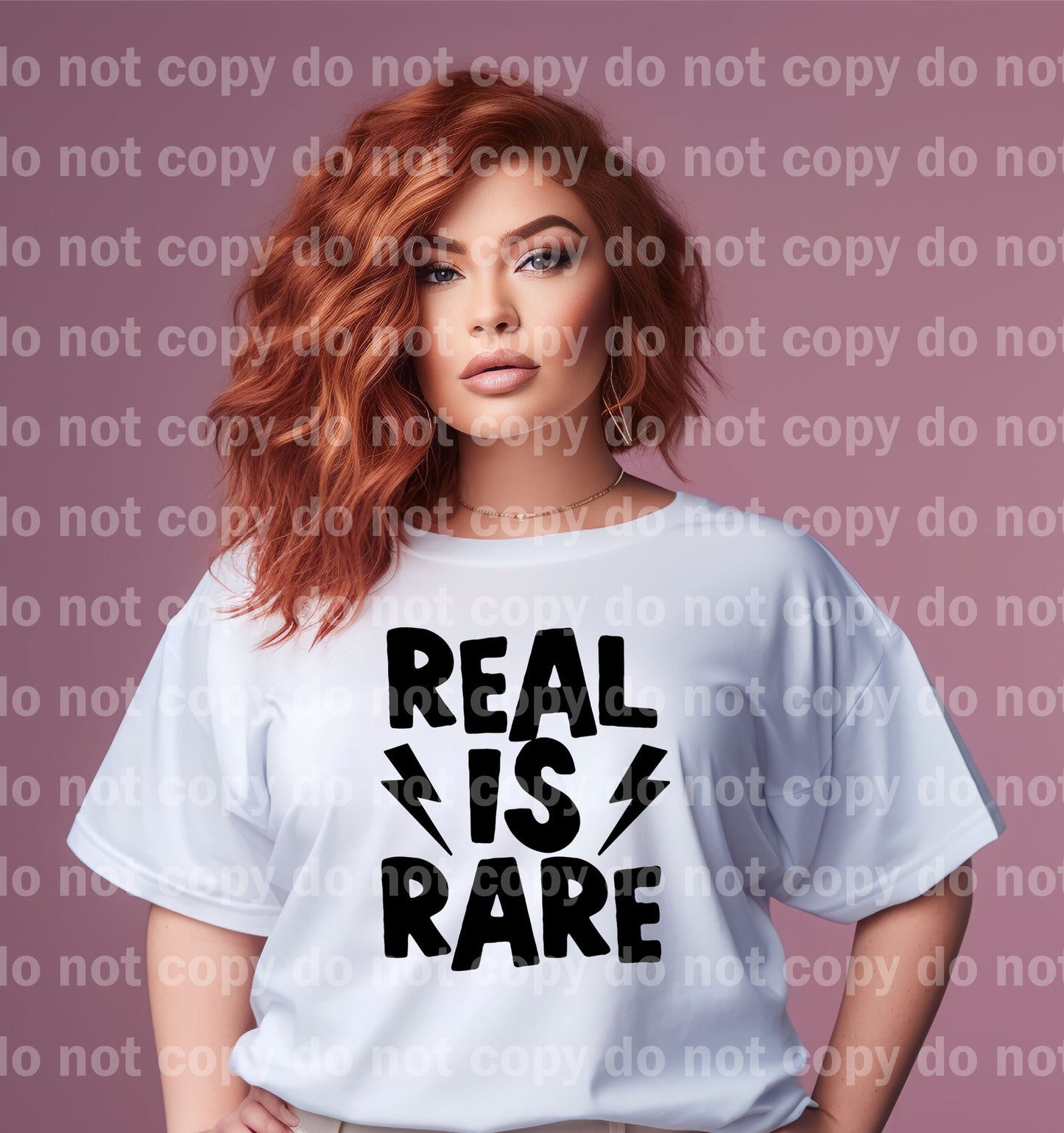 Real Is Rare Lightning Bolts Impresión de sueños angustiada/no angustiada o impresión de sublimación