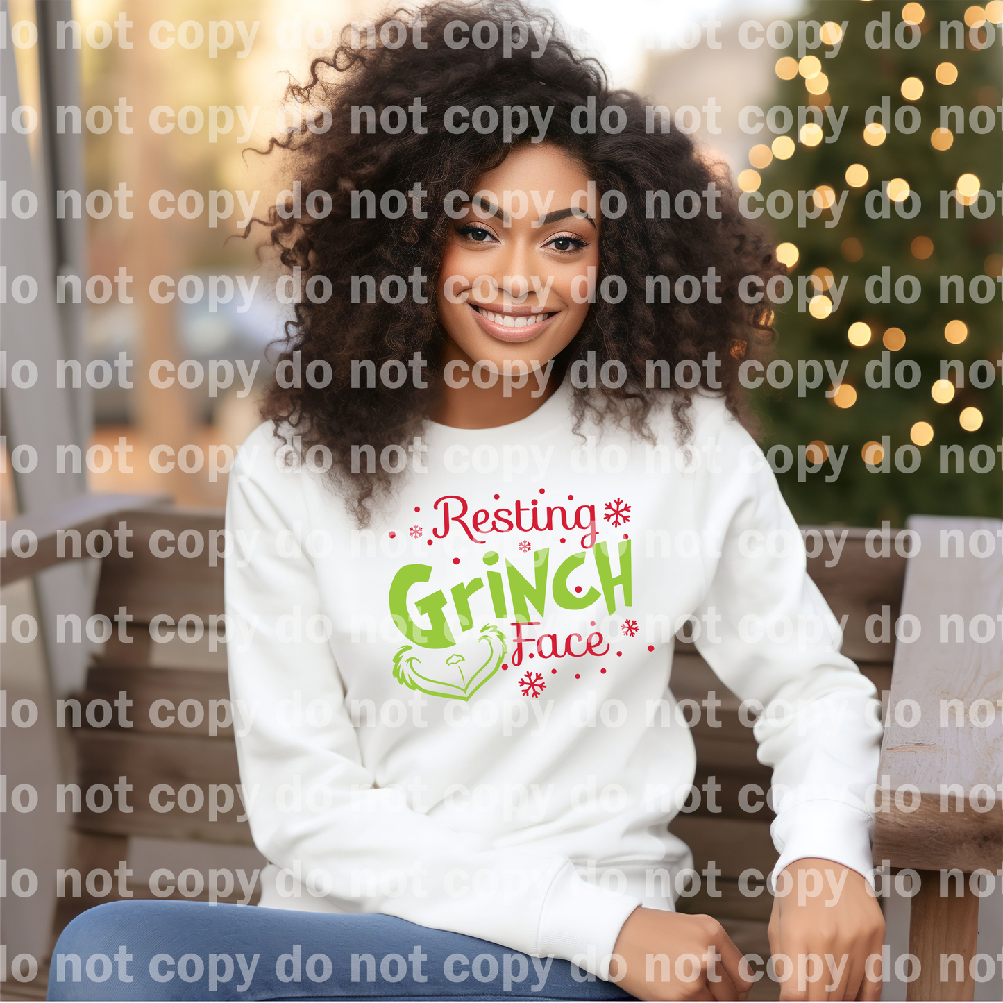 Resting Green Face Dream Print or Sublimation Print