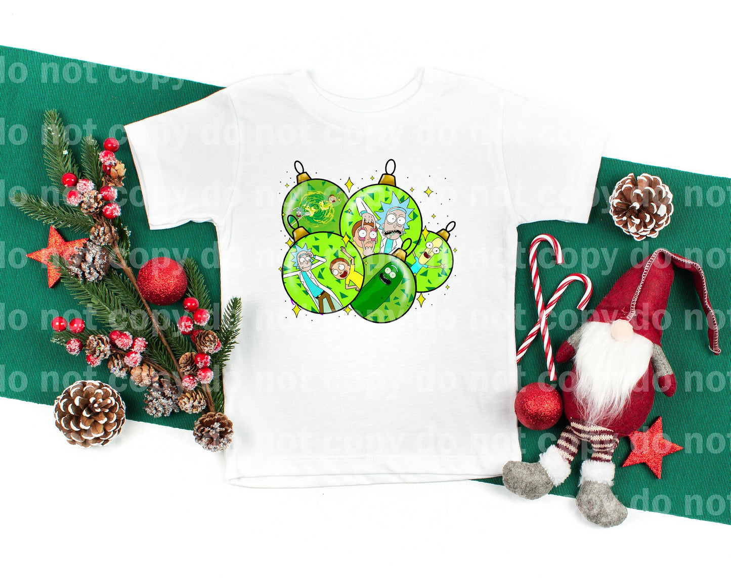 Rick Morty Christmas Ornament Balls with Optional Sleeve Design Dream Print or Sublimation Print