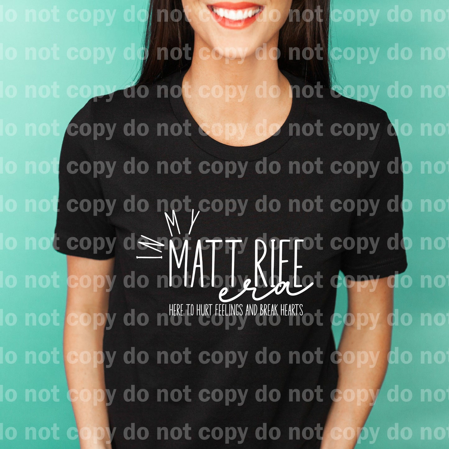 Matt Era Here To Hurt Feelings And Break Hearts Black/White Dream Print or Sublimation Print