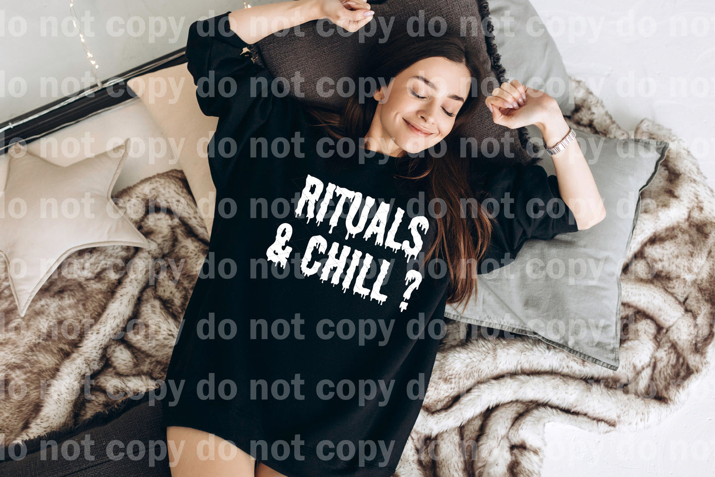 Rituals And Chill Impresión de sueños en blanco/negro o impresión por sublimación