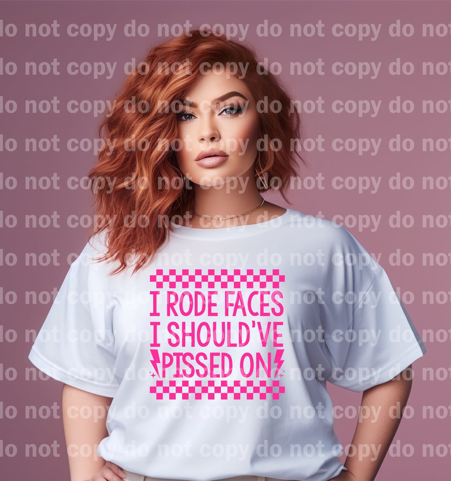 I Rode Faces I Should've Pissed On Black/Pink Dream Print or Sublimation Print