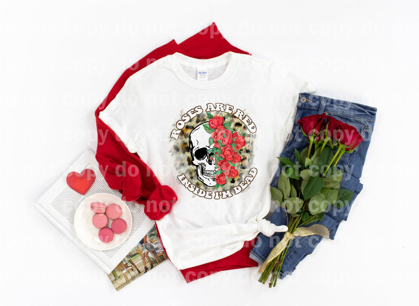 Roses Are Red Inside I'm Dead Dream Print or Sublimation Print