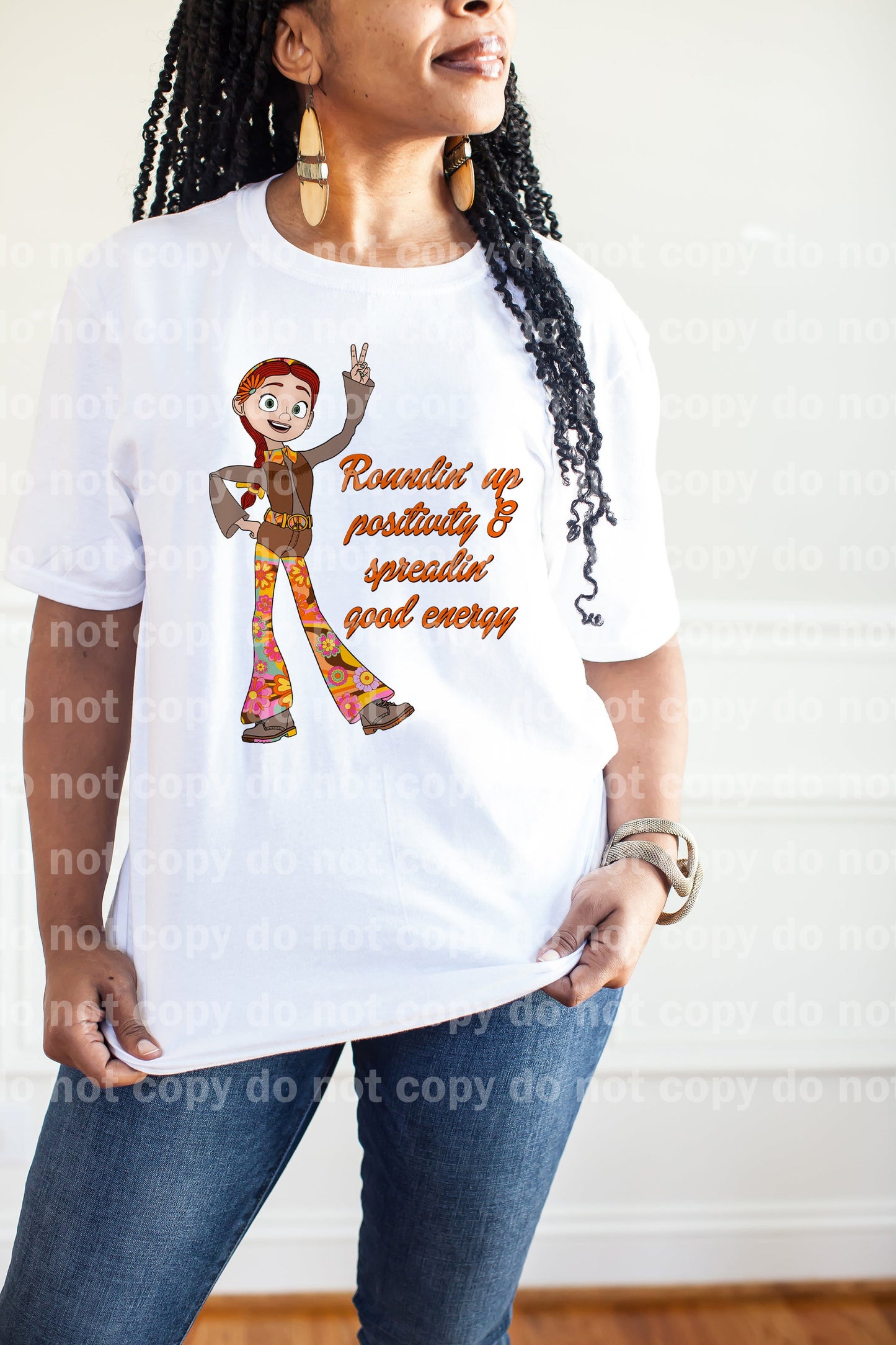 Roundin Up Positivity And Spreadin Good Energy Dream Print or Sublimation Print