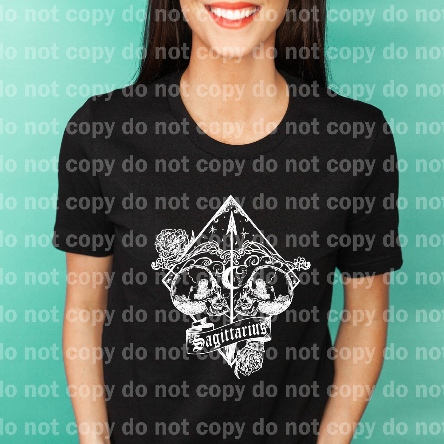 Sagittarius Arrow Skulls Dream Print