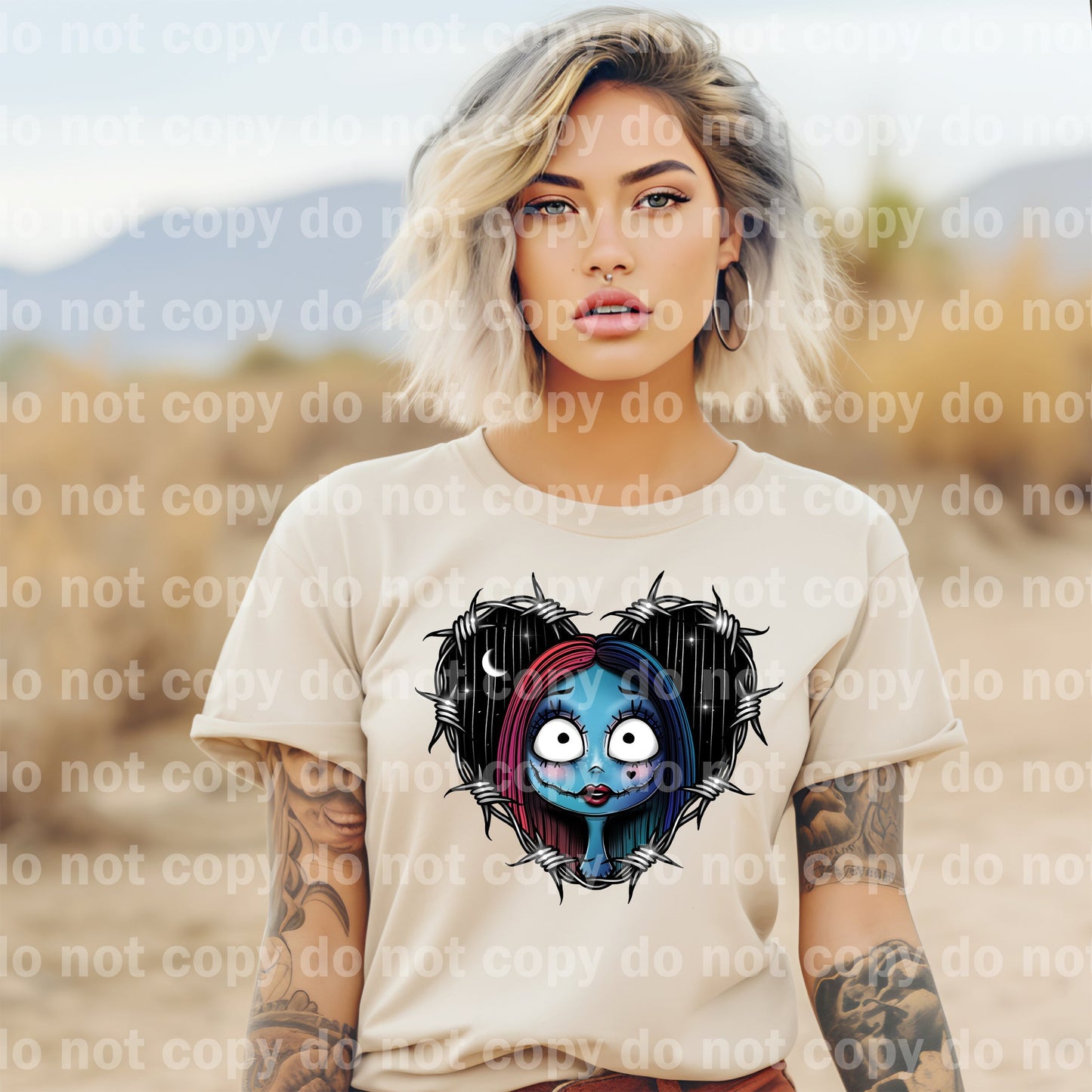 Sally Barbed Wire Heart Dream Print or Sublimation Print