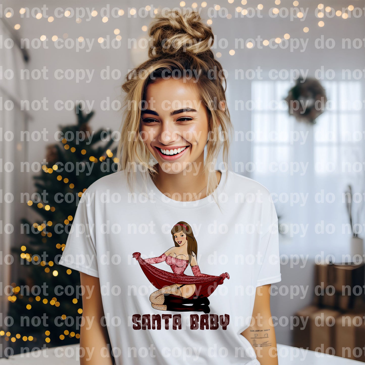 Santa Baby Dream Print or Sublimation Print