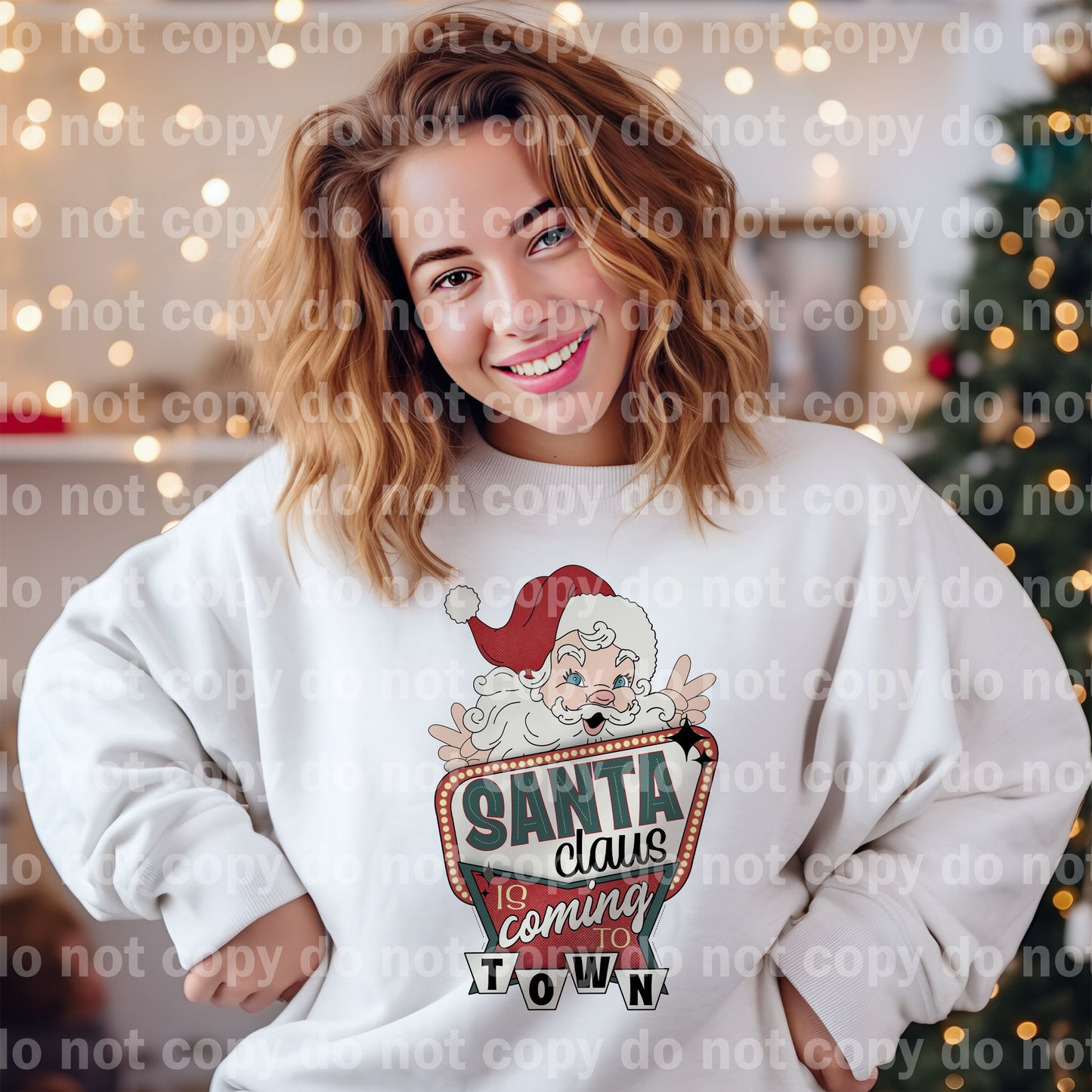 Santa Claus Is Coming To Town Dream Print or Sublimation Print