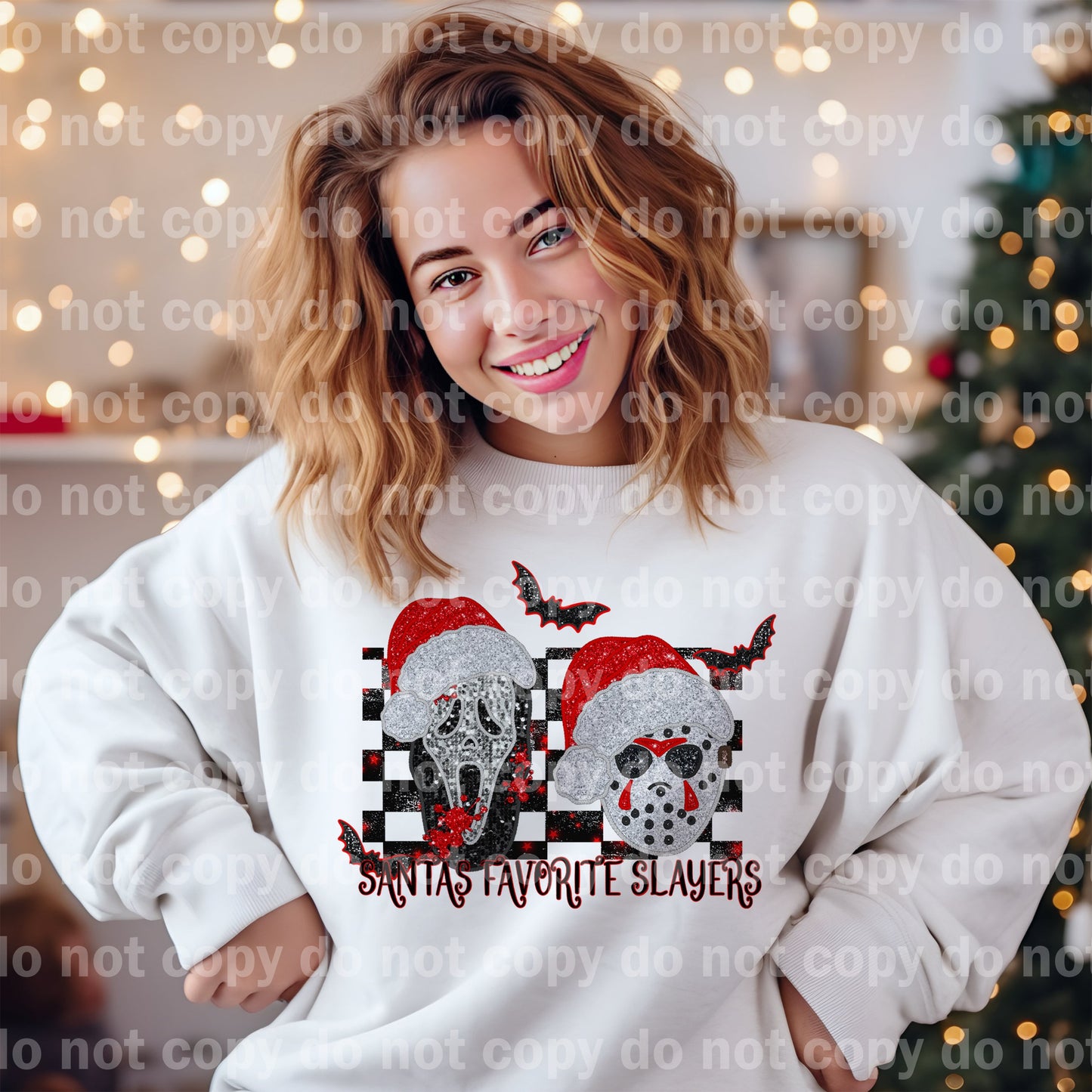 Santa's Favorite Slayers Dream Print or Sublimation Print
