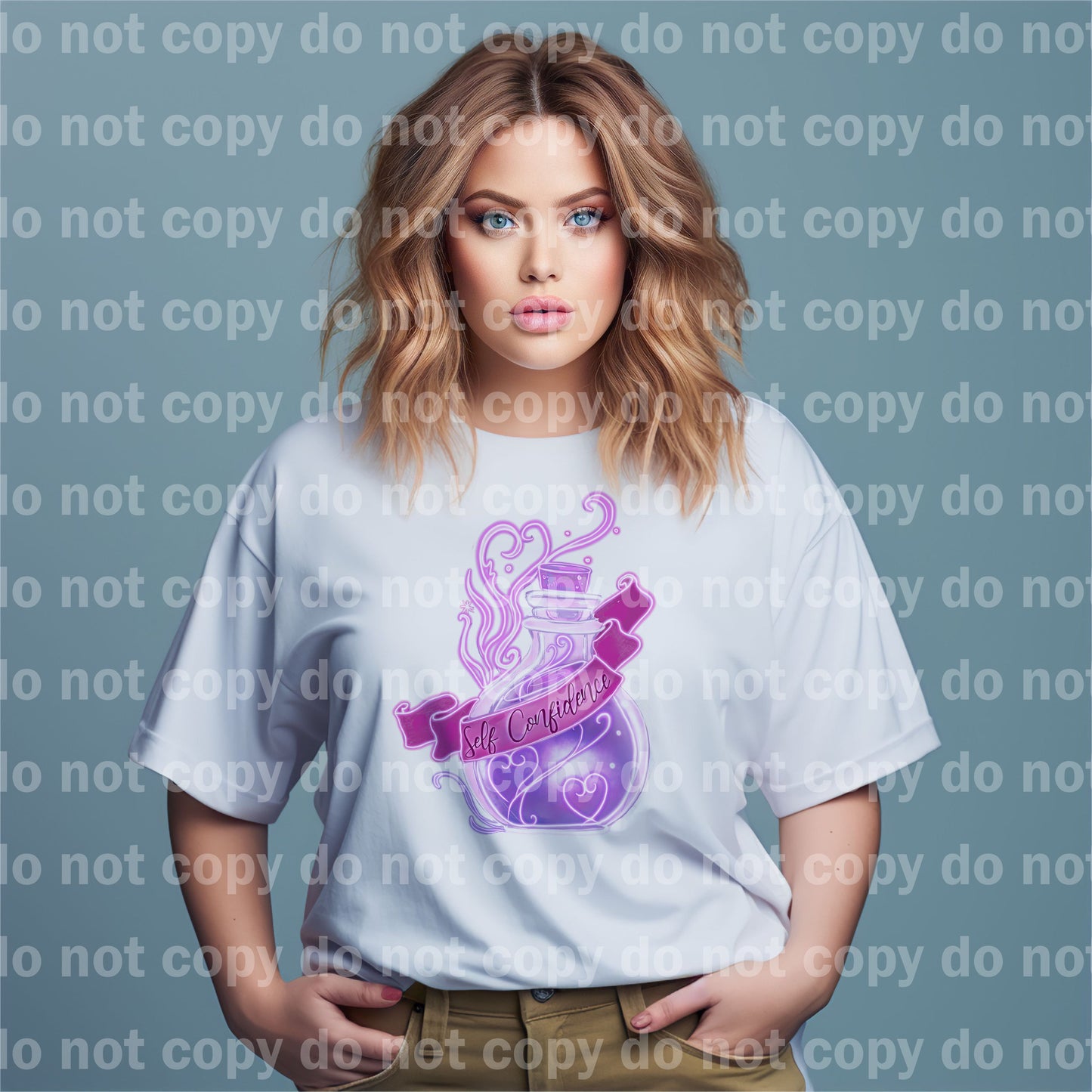 Poción de confianza en uno mismo Impresión de sueños o impresión de sublimación