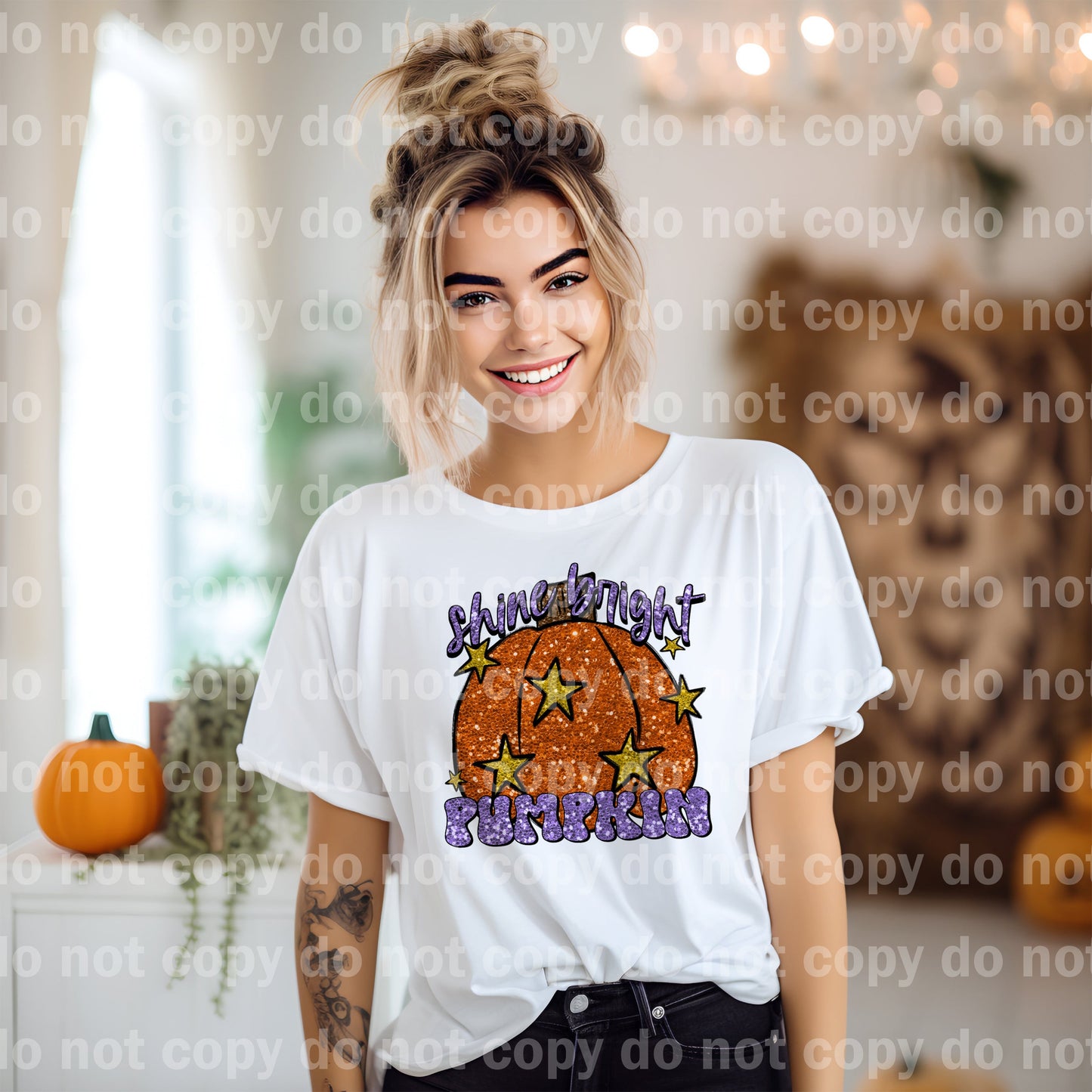 Shine Bright Pumpkin Dream Print or Sublimation Print