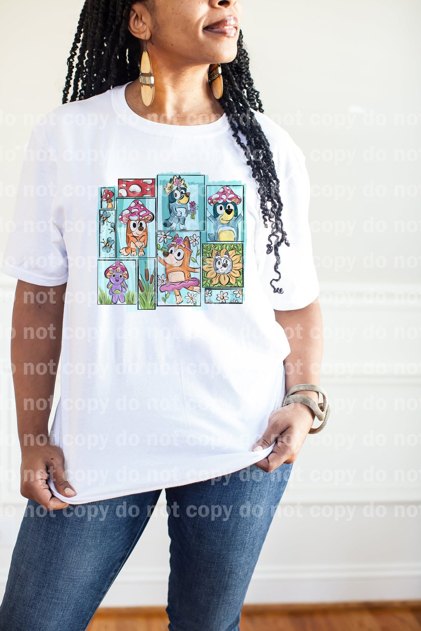 Shroomy Dog Patchwork Dream Print or Sublimation Print