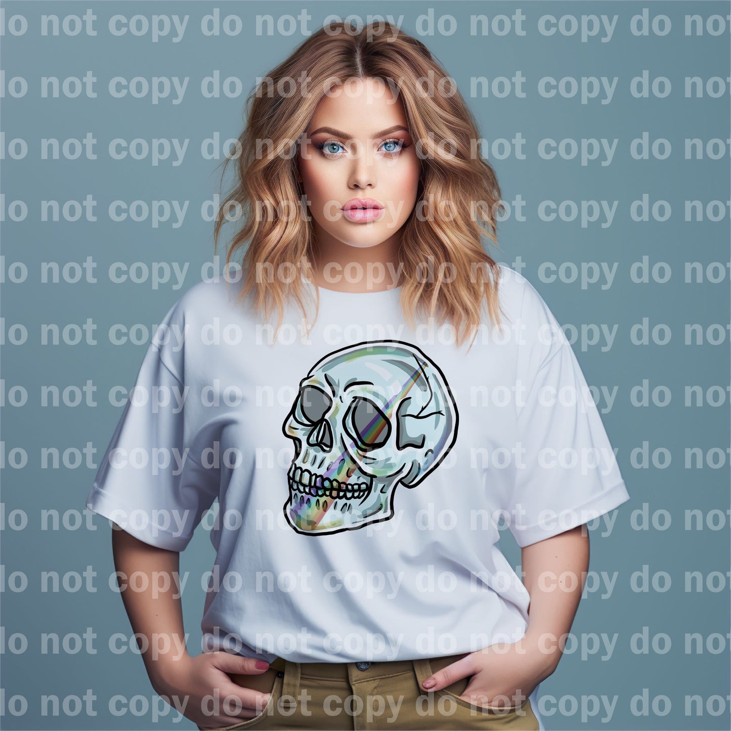 Skellie Rainbow Dream Print or Sublimation Print