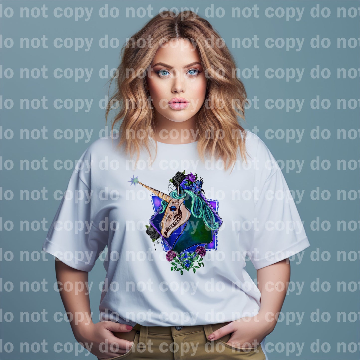 Skellie Unicorn Glass Dream Print or Sublimation Print