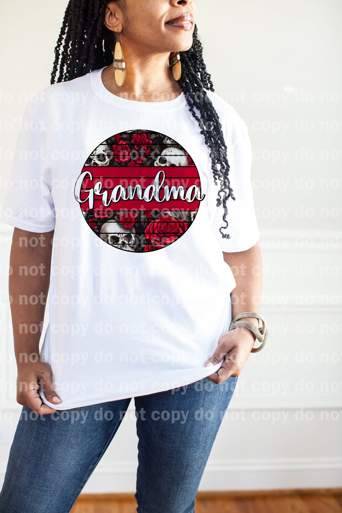 Skull Rose Grandma Dream Print or Sublimation Print