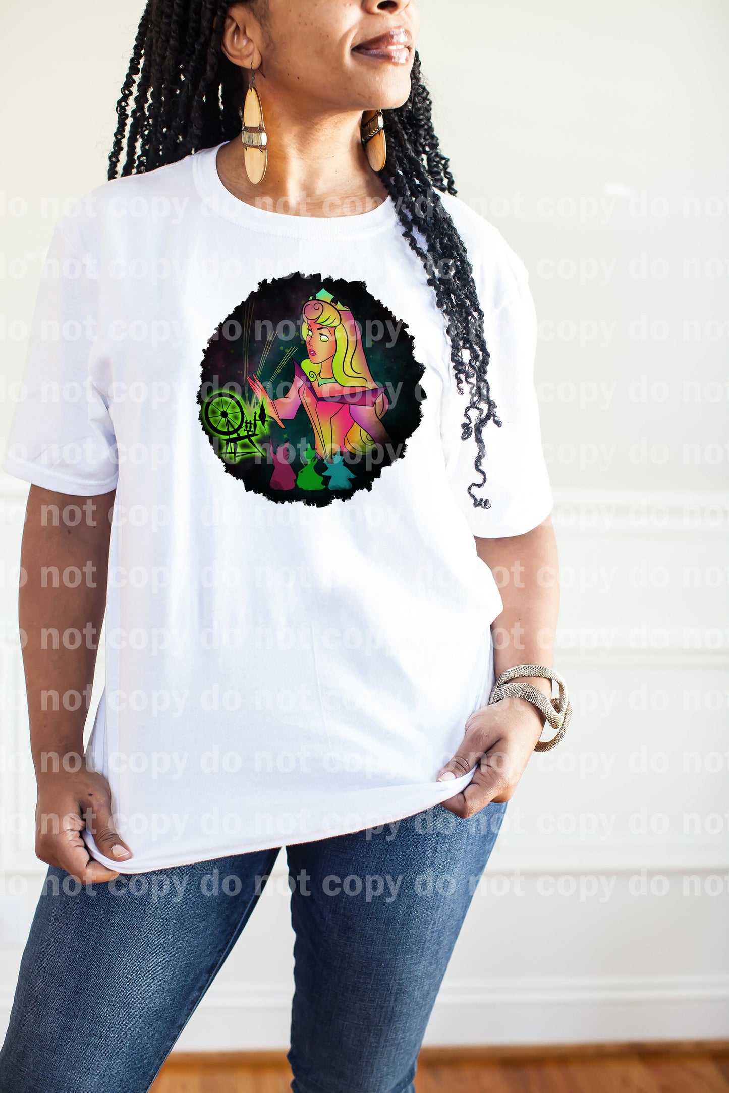 Sleeping Princess Beauty Round Dream Print or Sublimation Print