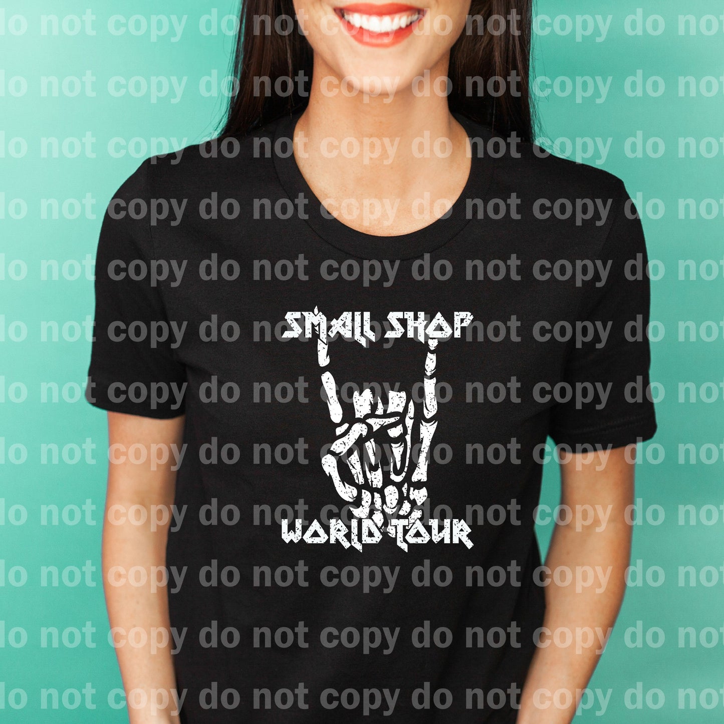 Small Shop World Tour Black/White Dream Print or Sublimation Print
