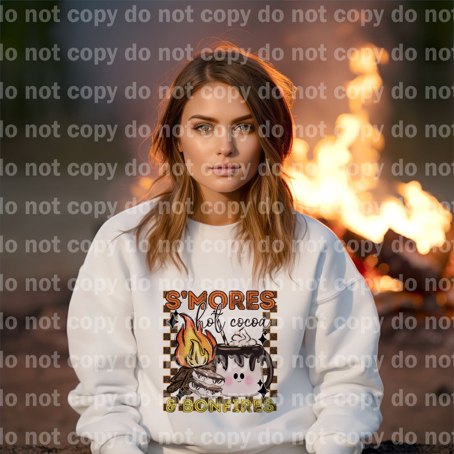 Smores Hot Cocoa And Bonfires Dream Print o Impresión por sublimación