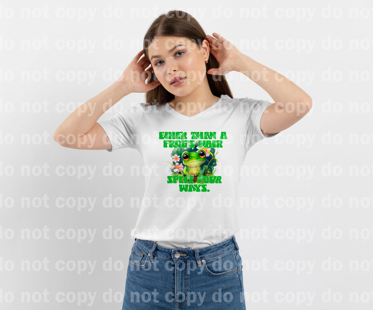 Más fino que el pelo de una rana dividido en cuatro maneras Impresión de ensueño o impresión por sublimación