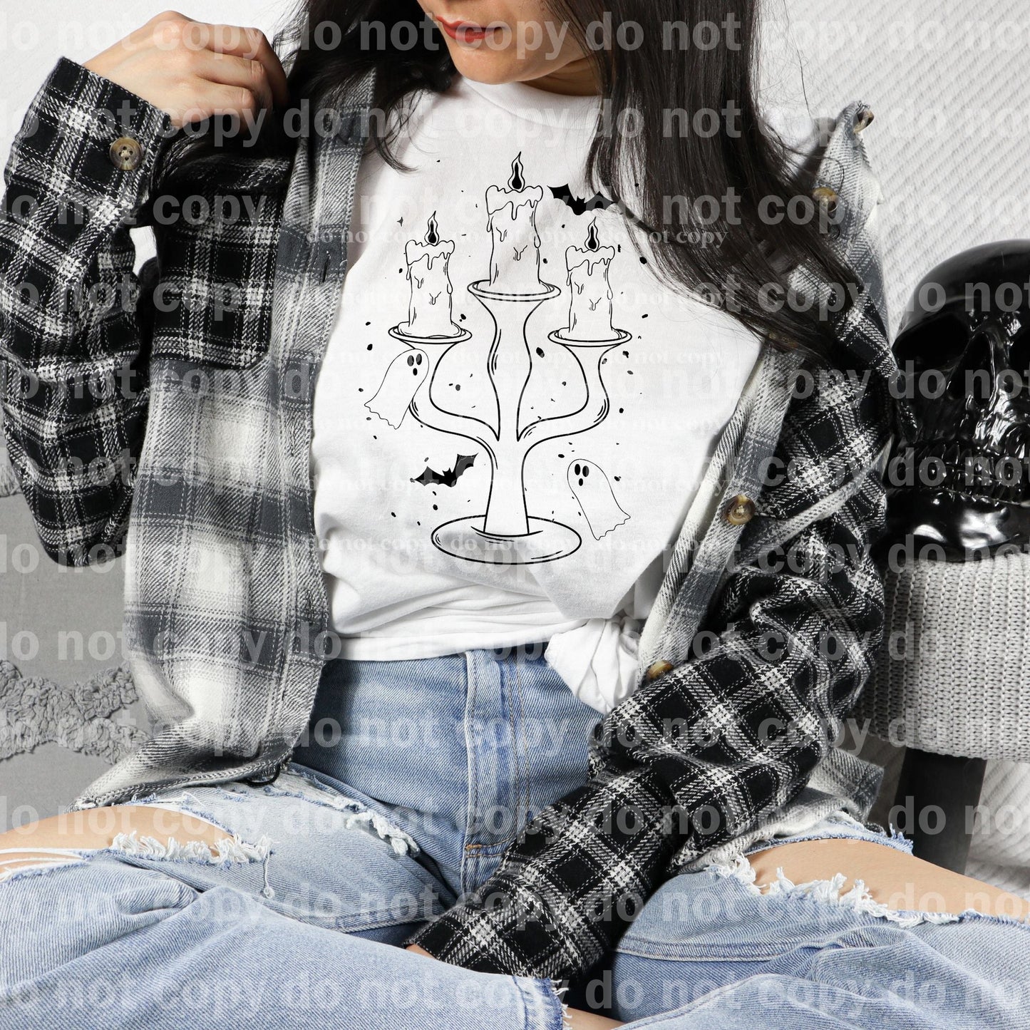 Spooky Candles Full Color/One Color Dream Print or Sublimation Print